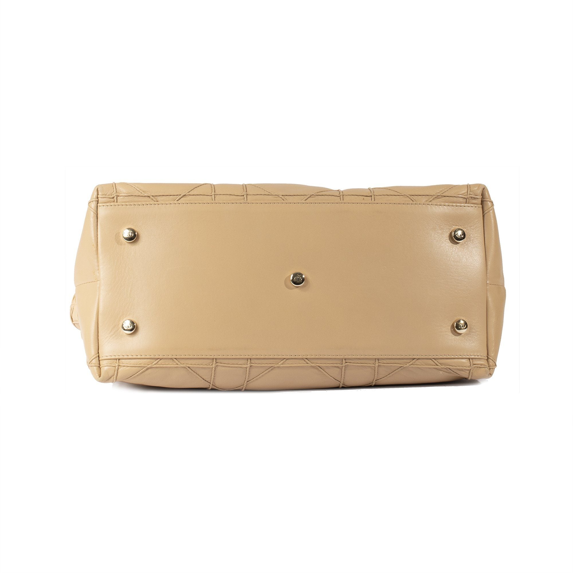 Dior Nude Cannage Lambskin Leather Granville