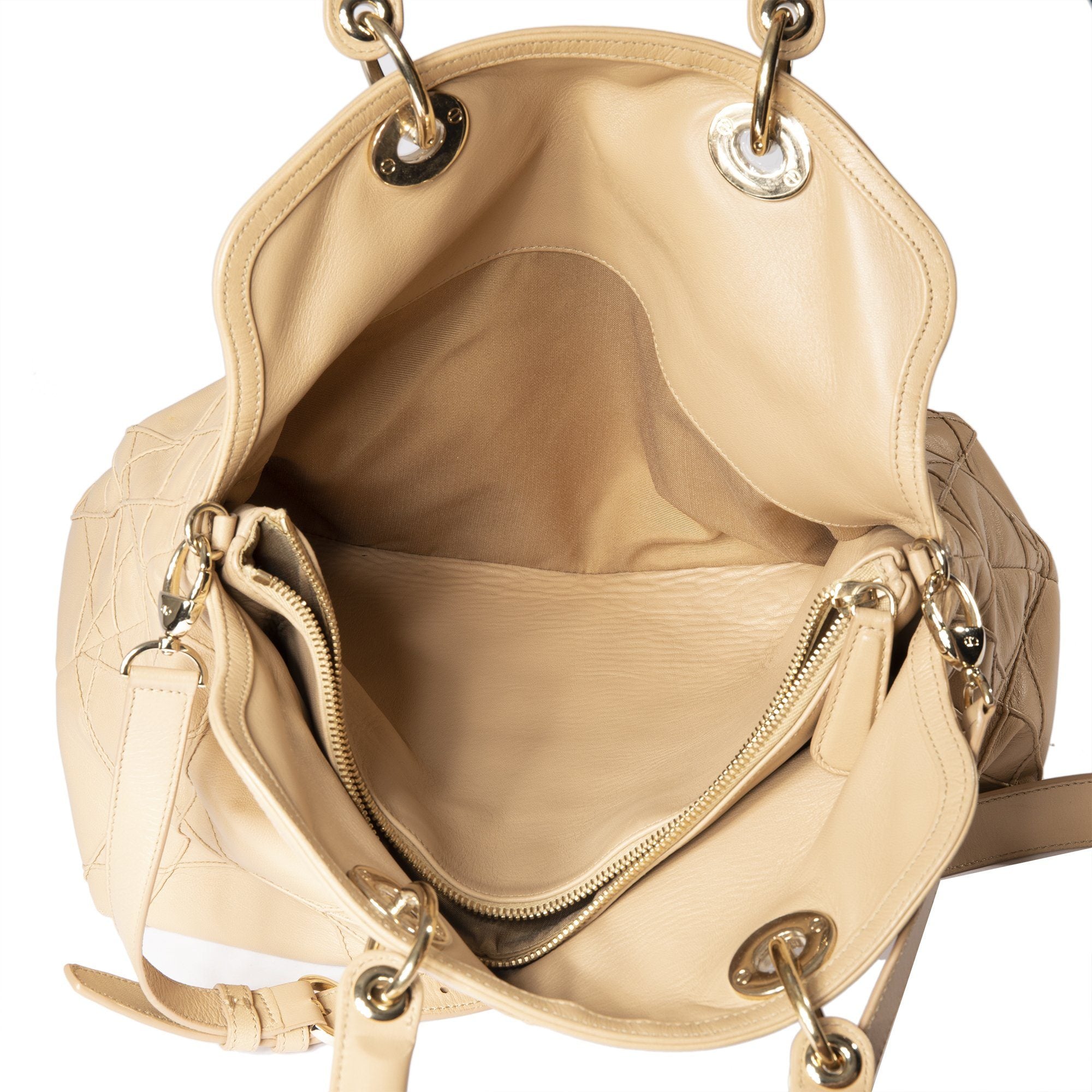 Dior Nude Cannage Lambskin Leather Granville