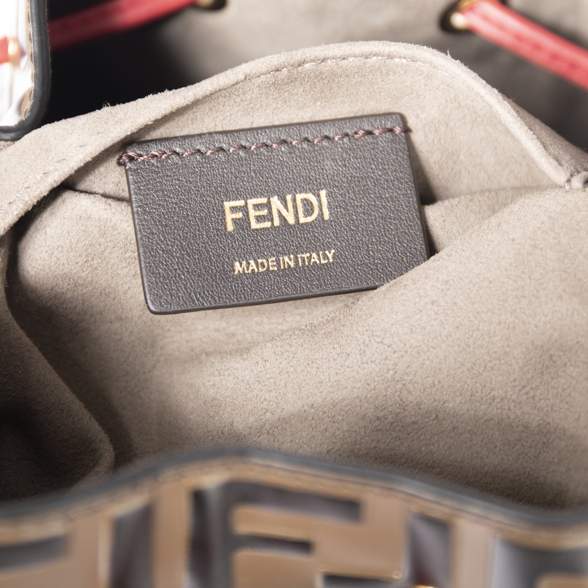 Fendi 2019 Zucca Mon Tressor Bucket Bag