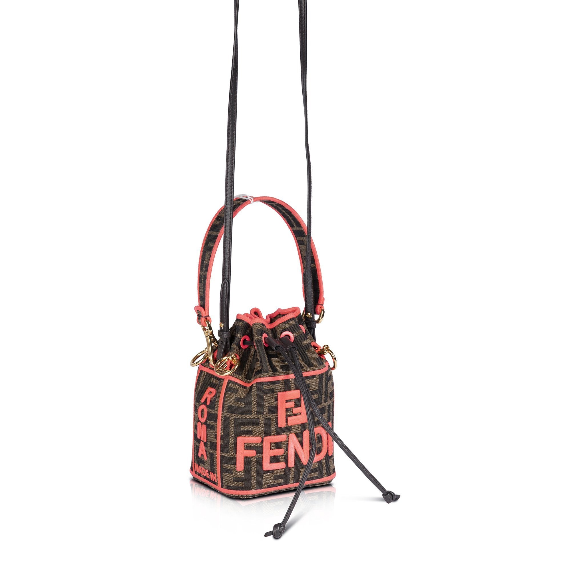 Fendi Mini Roma Amor Mon Tresor Bucket Bag