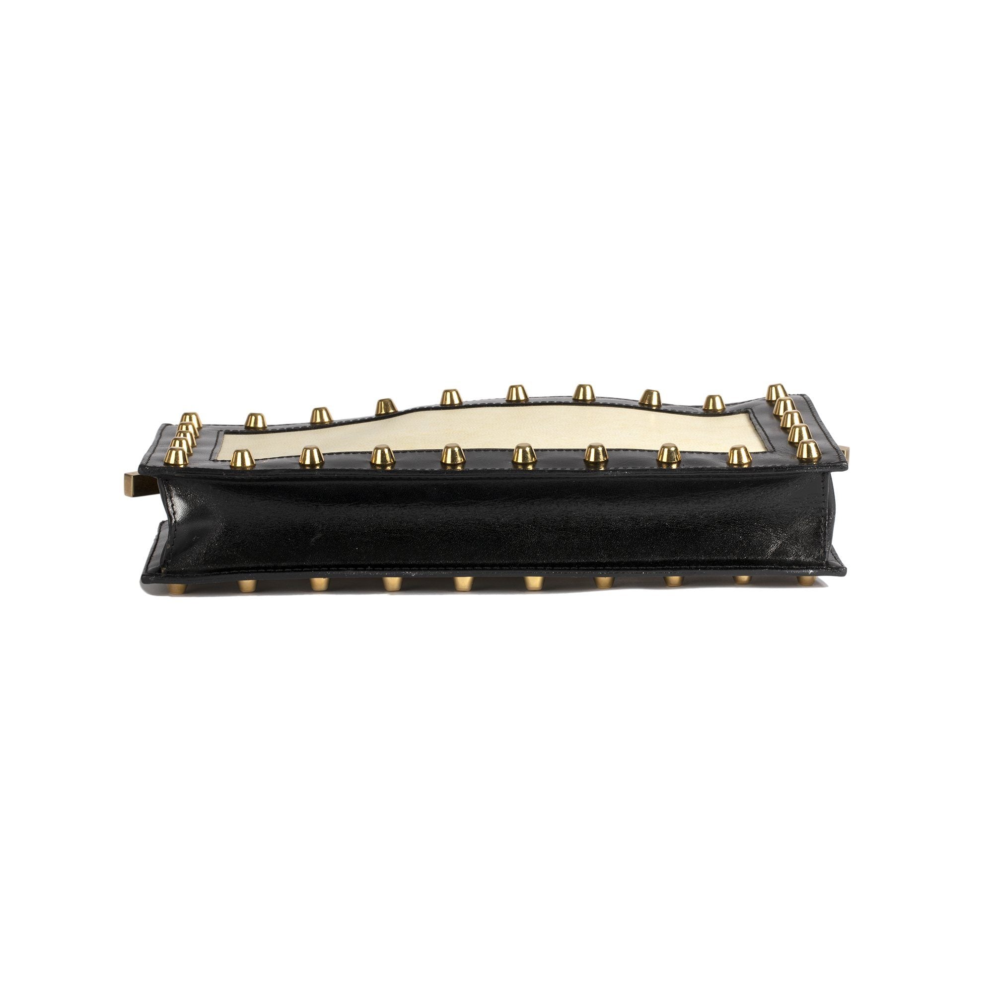Fendi Vintage Studded Shoulder Bag
