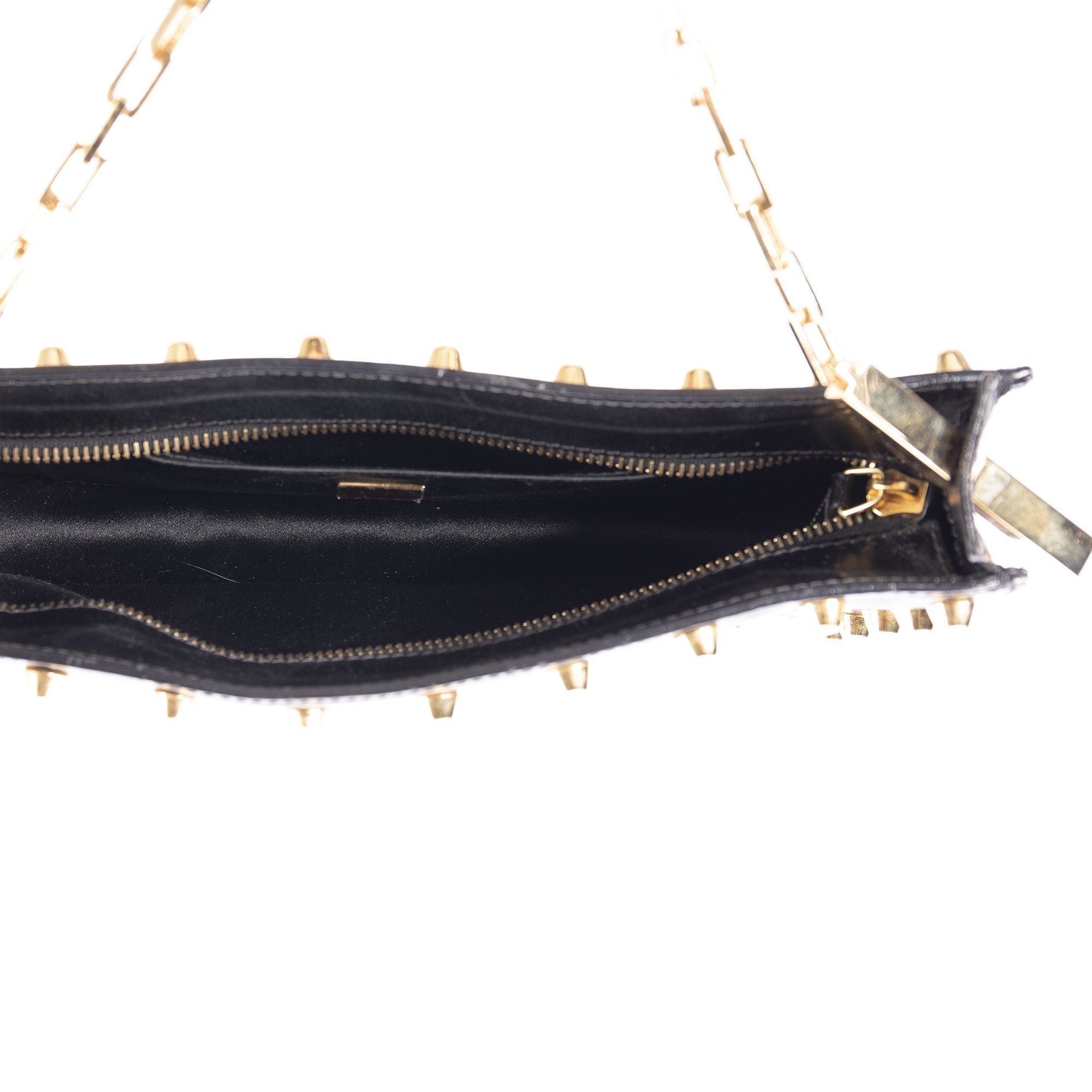 Fendi Vintage Studded Shoulder Bag