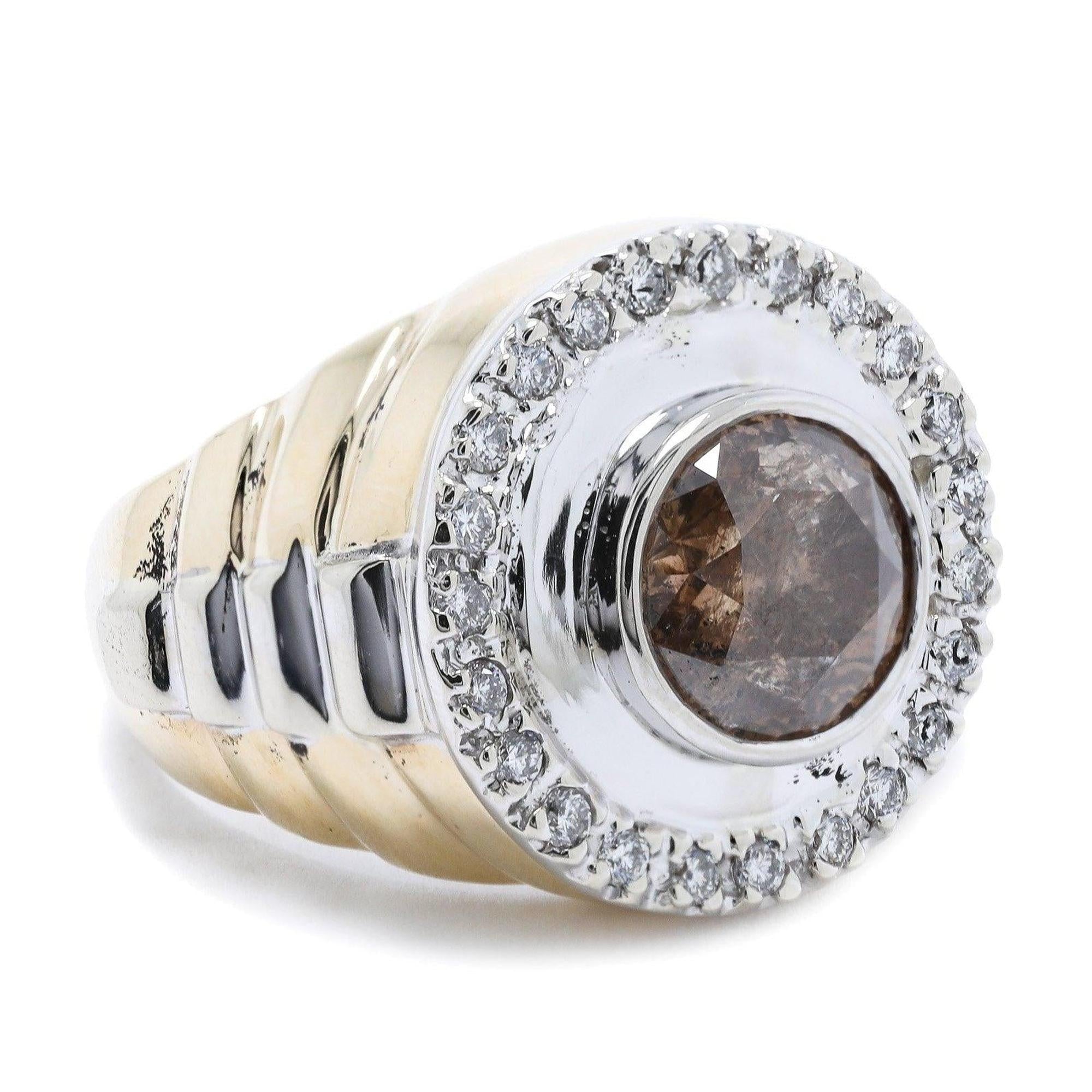 Gent's Brown Diamond Ring