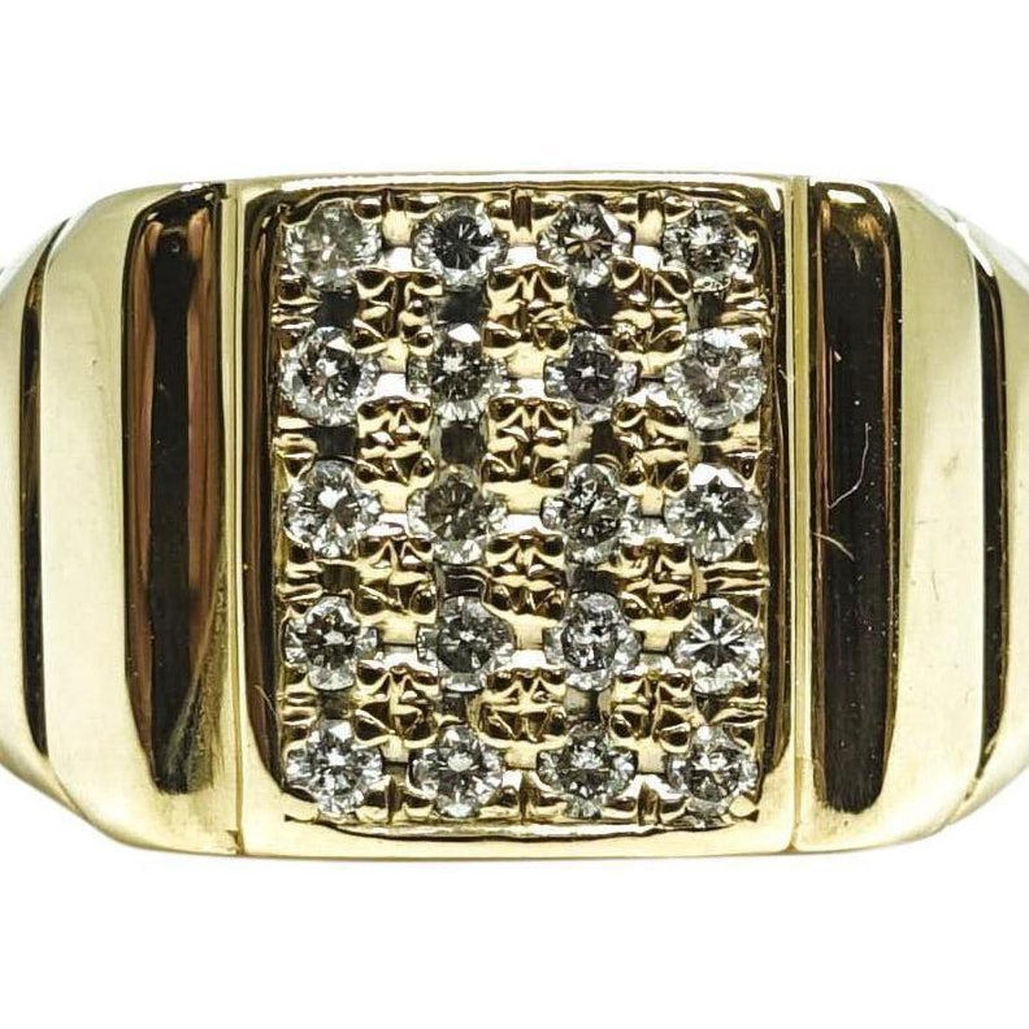 Gent's Pave Diamond Ring