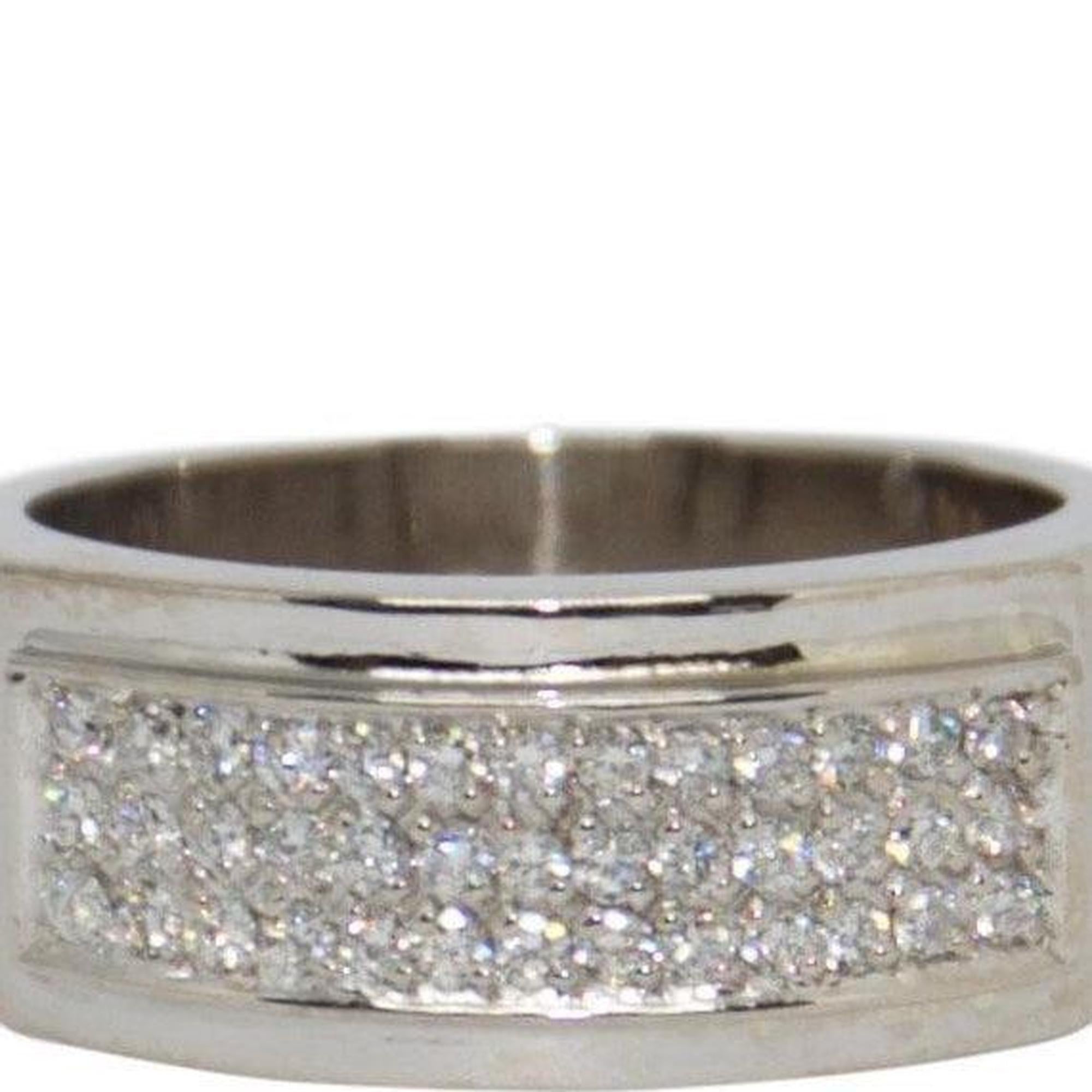 Gent's Three-Row Diamond Ring