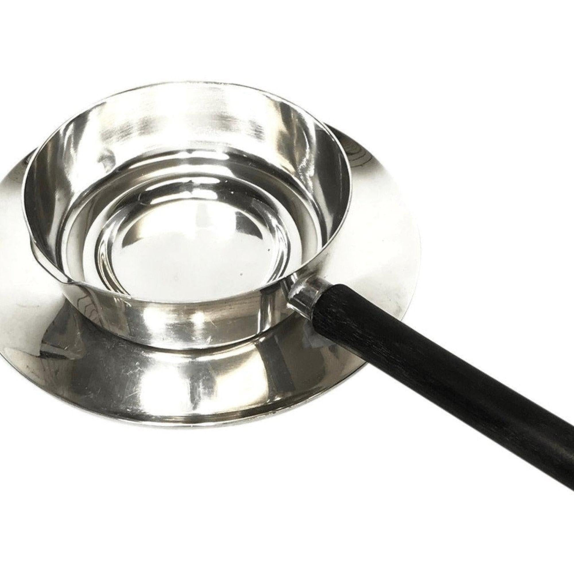 Georg Jensen Gravy Pitcher and Dish Plate in Sterling Silver