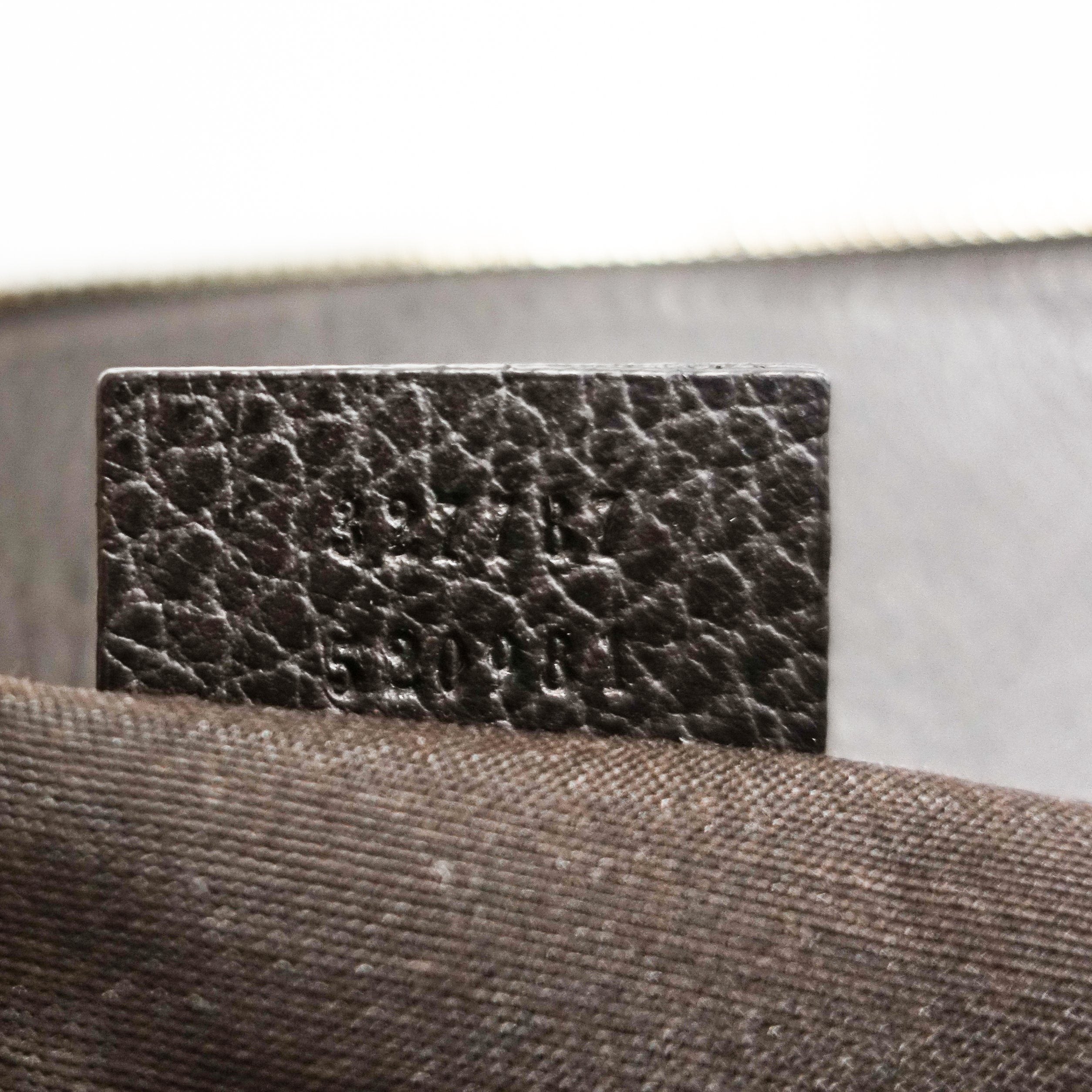 Gucci Abbey GG Pattern Crystal Shoulder Satchel