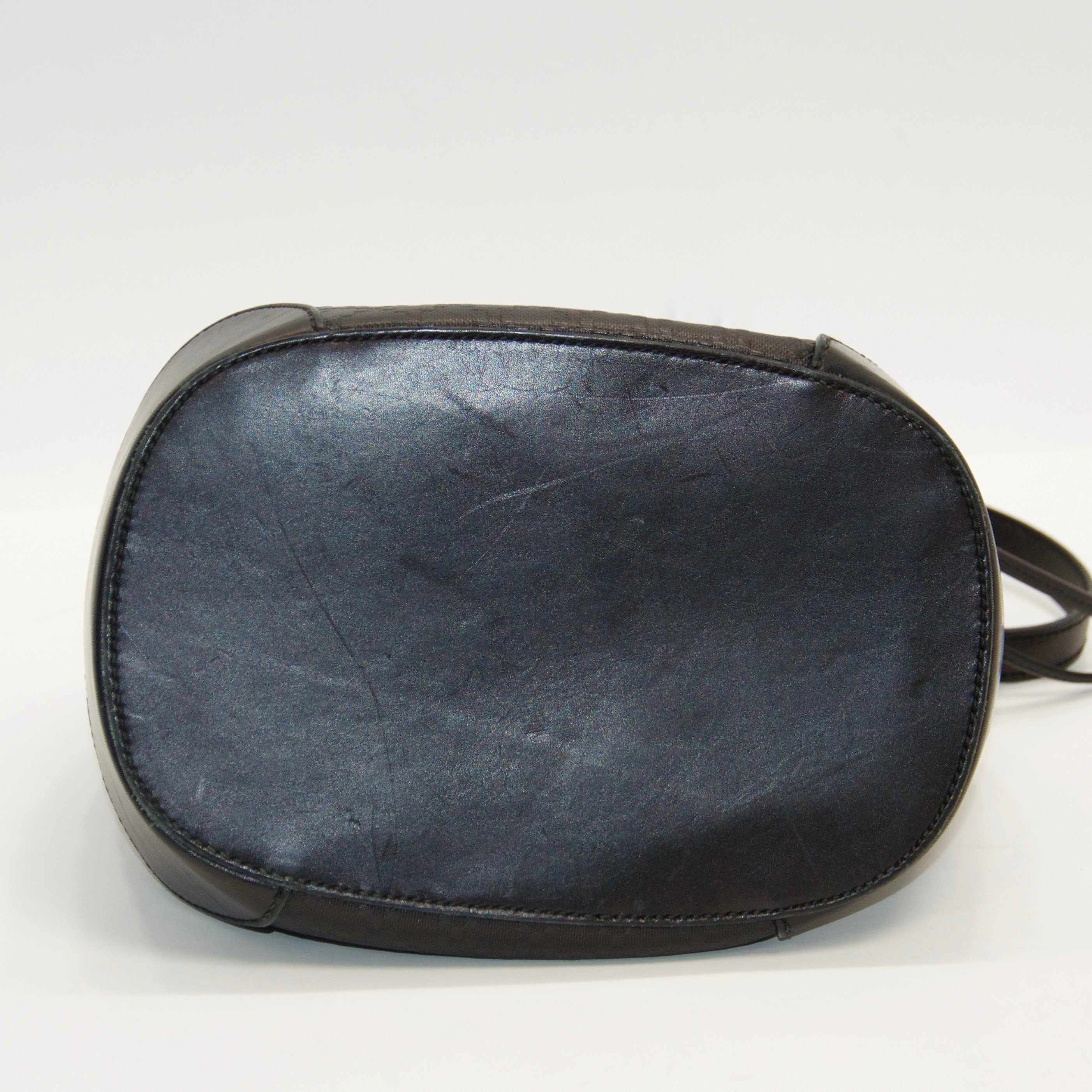 Gucci Black Bright Diamante Bucket Bag