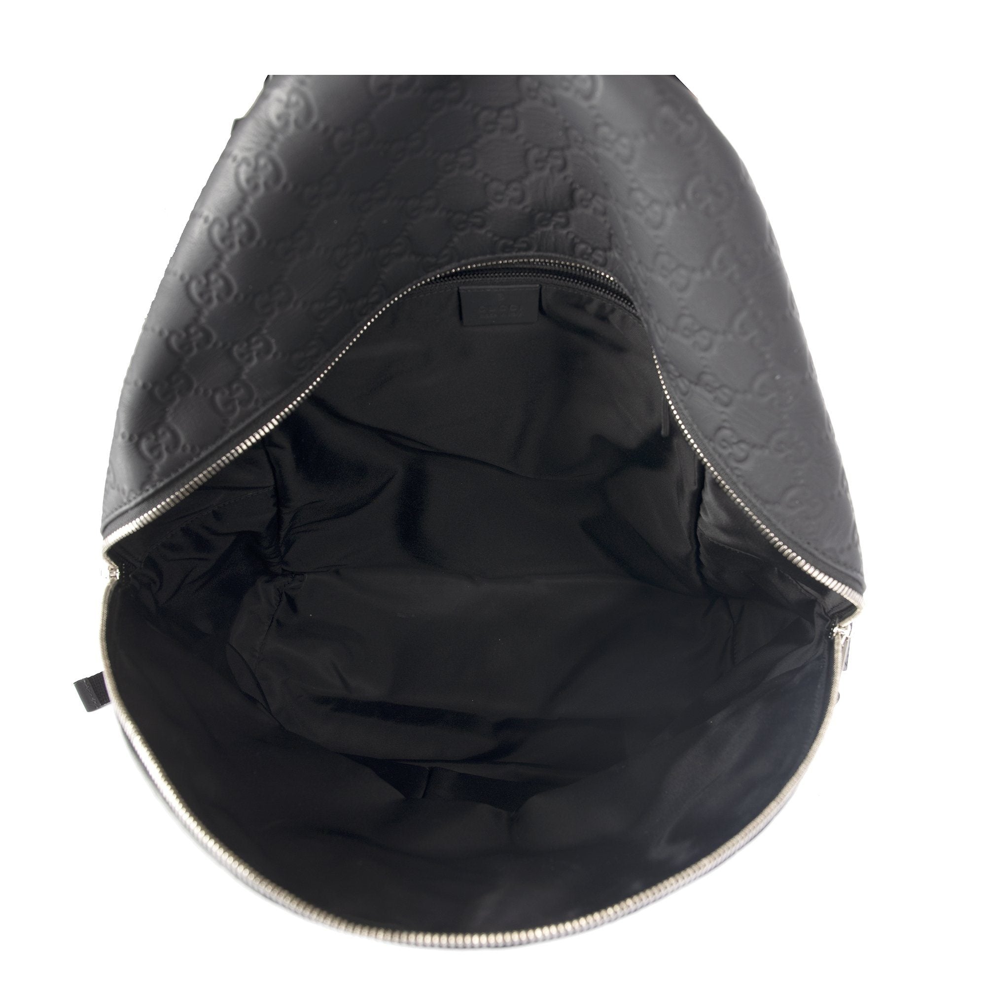 Gucci Black Guccissima Leather Backpack
