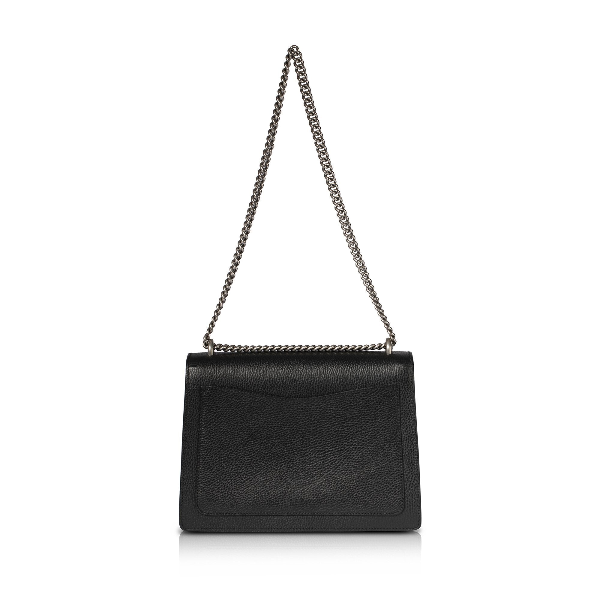 Gucci Black Leather Dionysus Medium Shoulder Bag