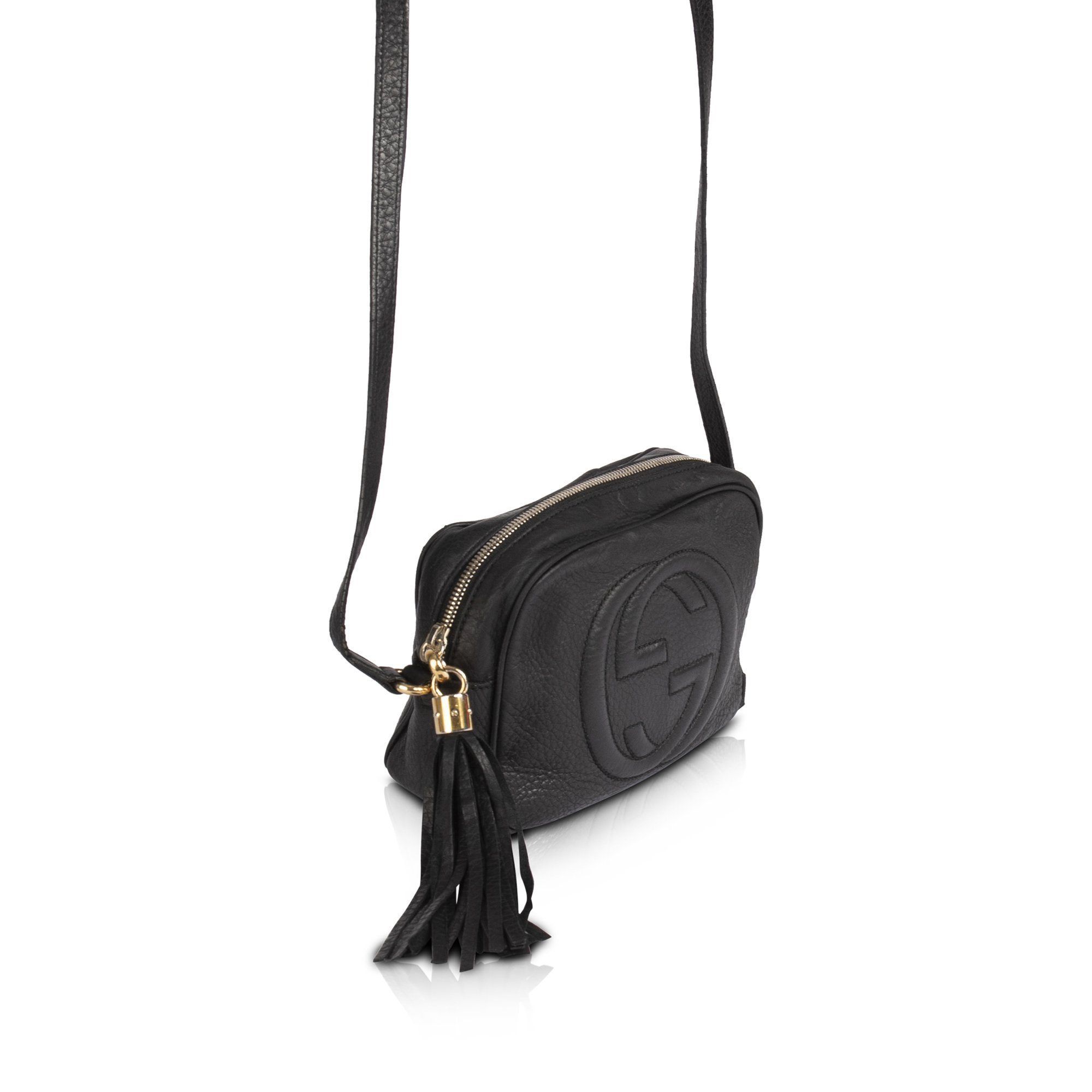 Gucci Black Soho Disco Crossbody Bag