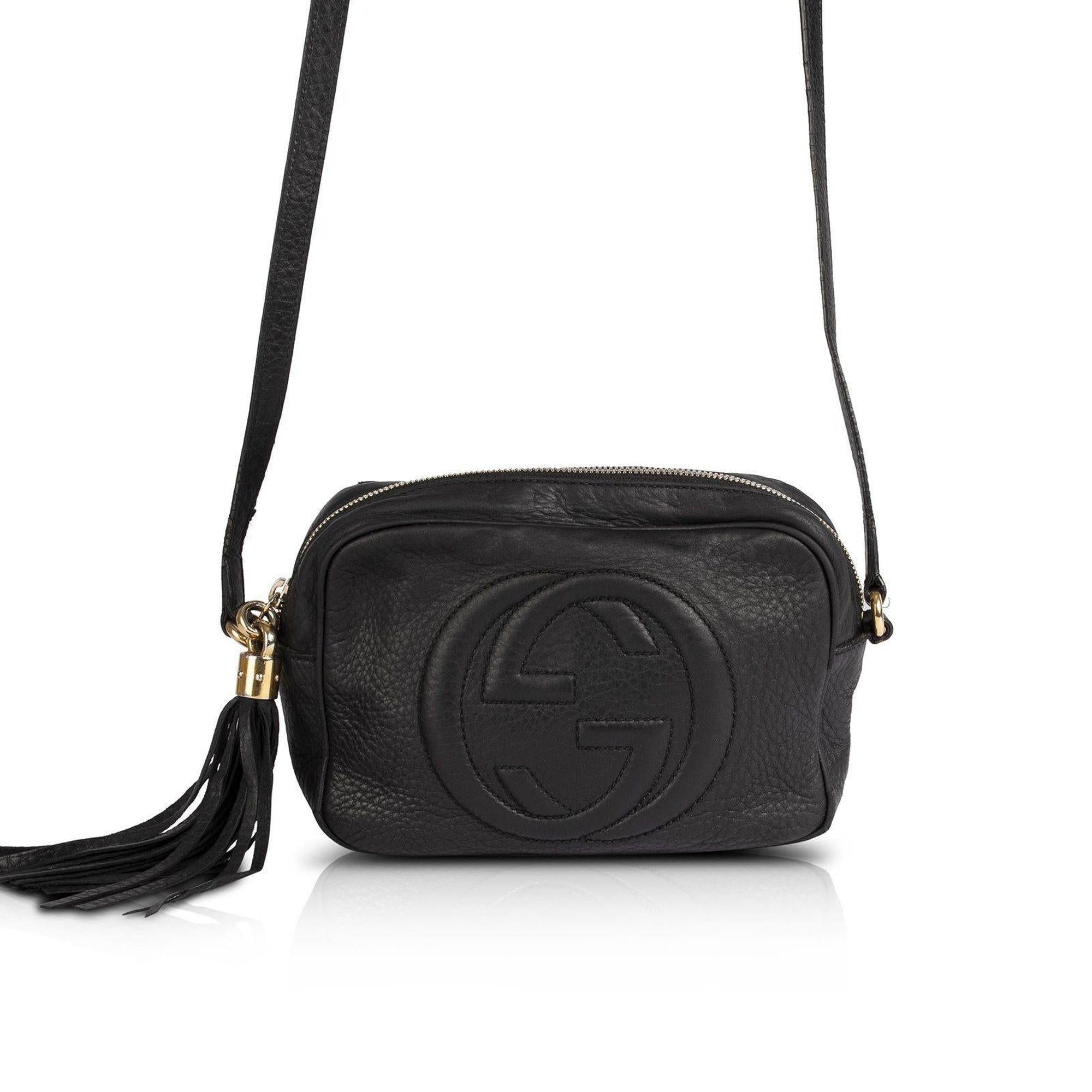 Gucci Black Soho Disco Crossbody Bag
