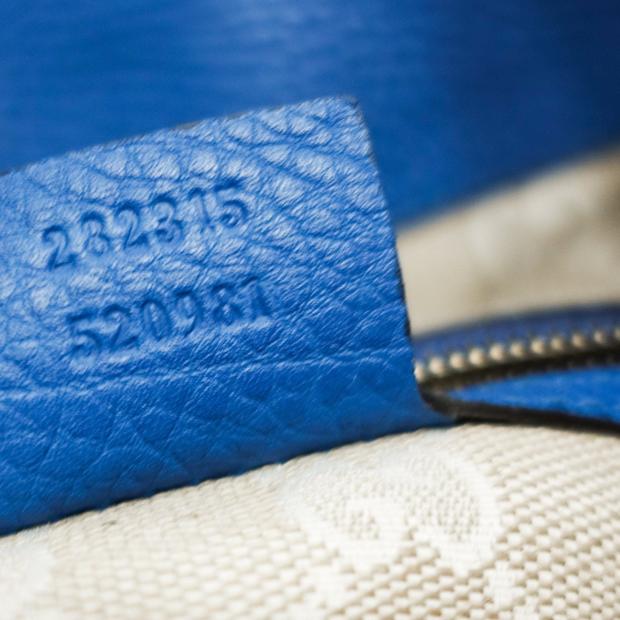 Gucci Blue Diana Bamboo Handle Bag