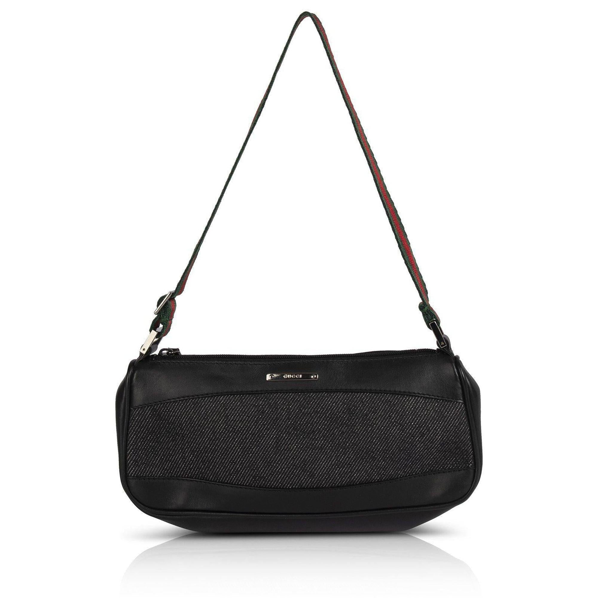 Gucci Denim Web Pochette