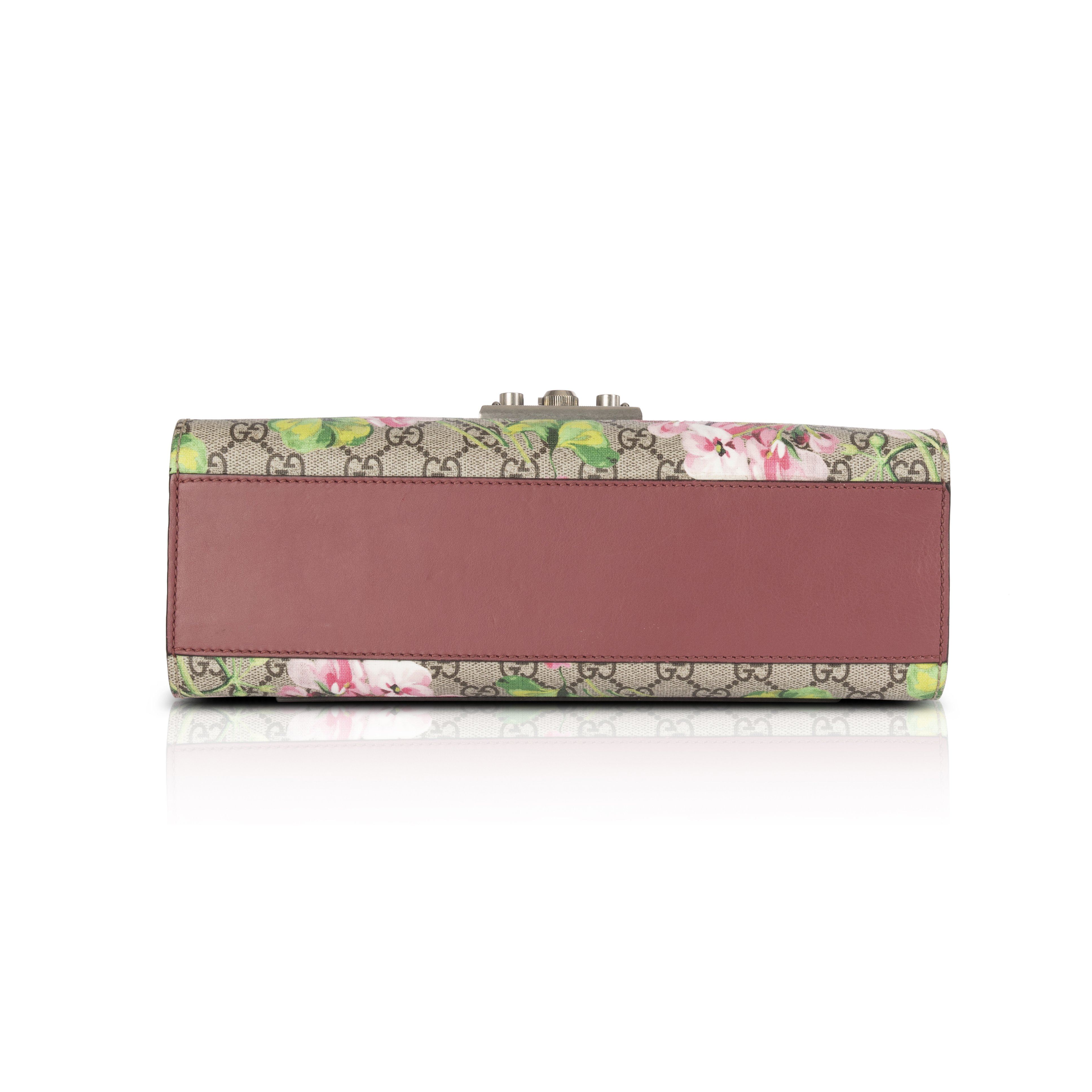 Gucci GG Blooms Medium Padlock Shoulder Bag
