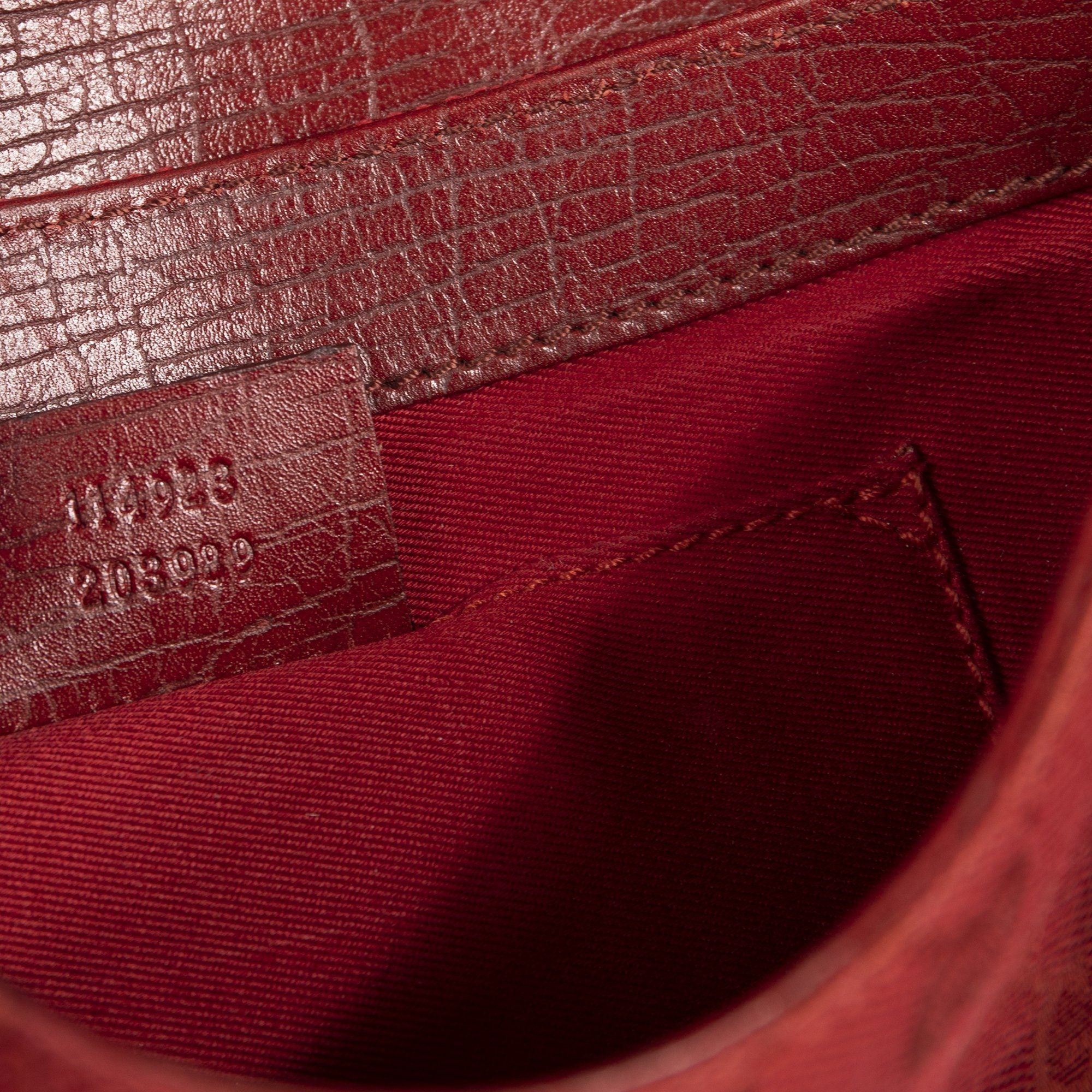 Gucci GG Canvas Horsebit Clutch