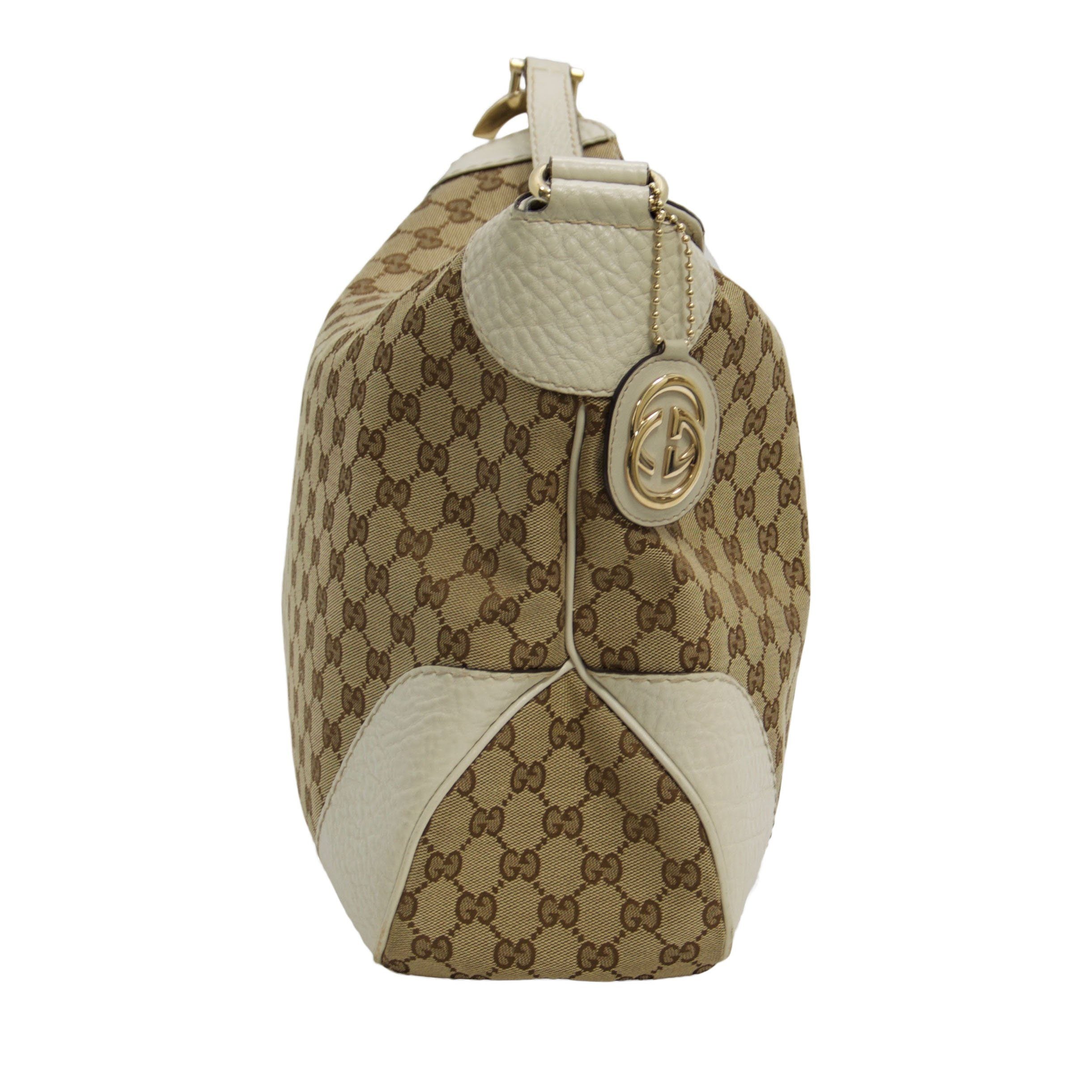 Gucci GG Canvas Medium Charlotte Hobo