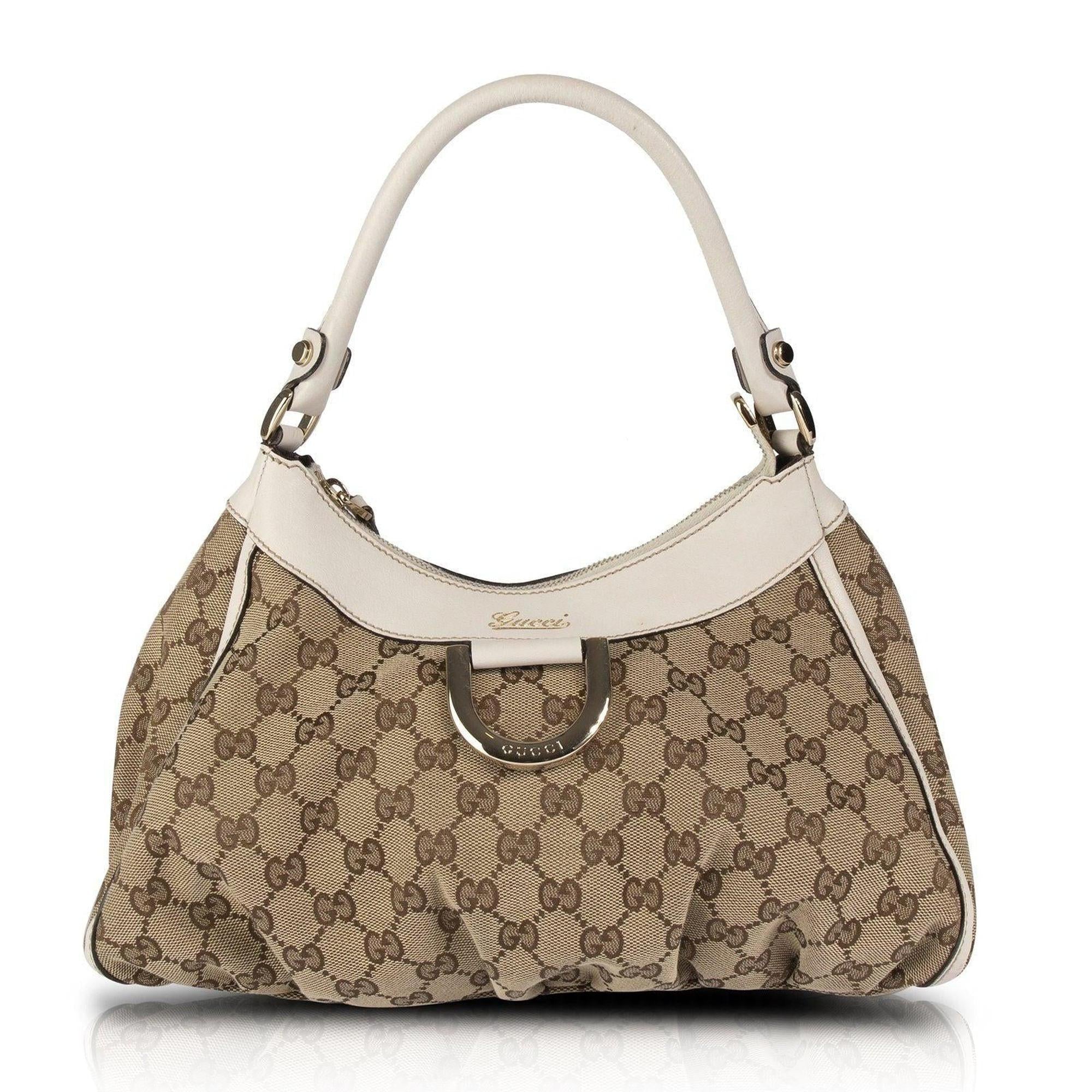Gucci GG Canvas Small D-Ring Hobo