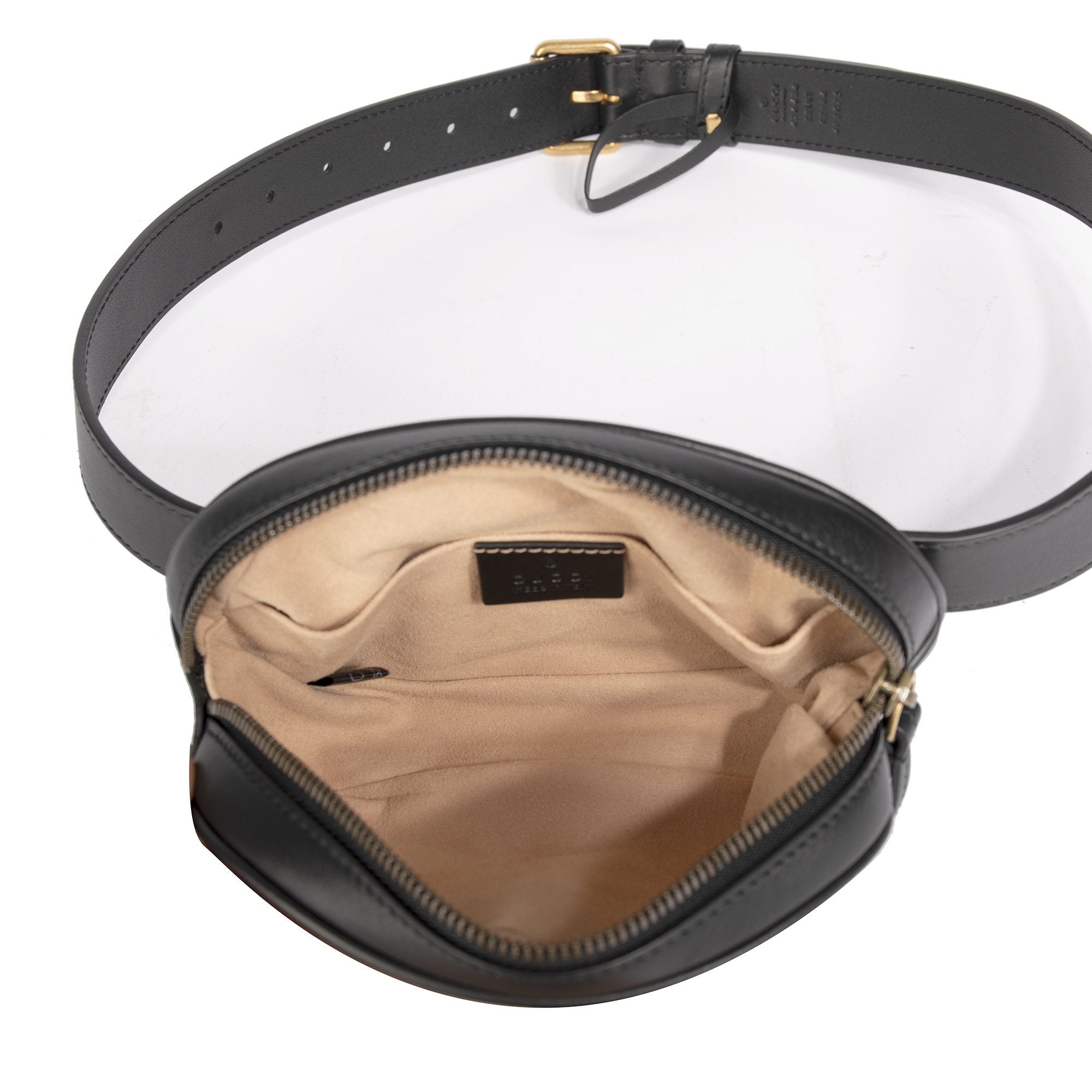 Gucci GG Marmont Matelasse Leather Belt Bag