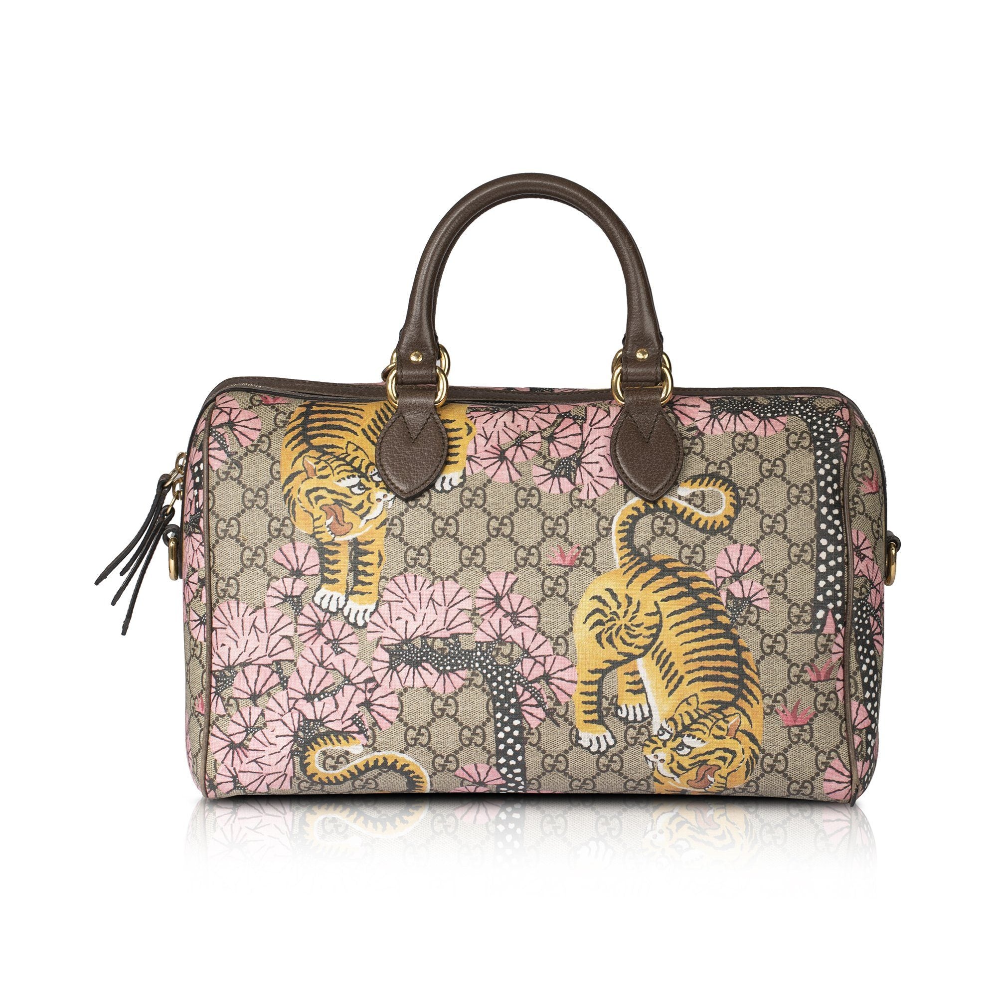 Gucci GG Supreme Bengal Boston Bag