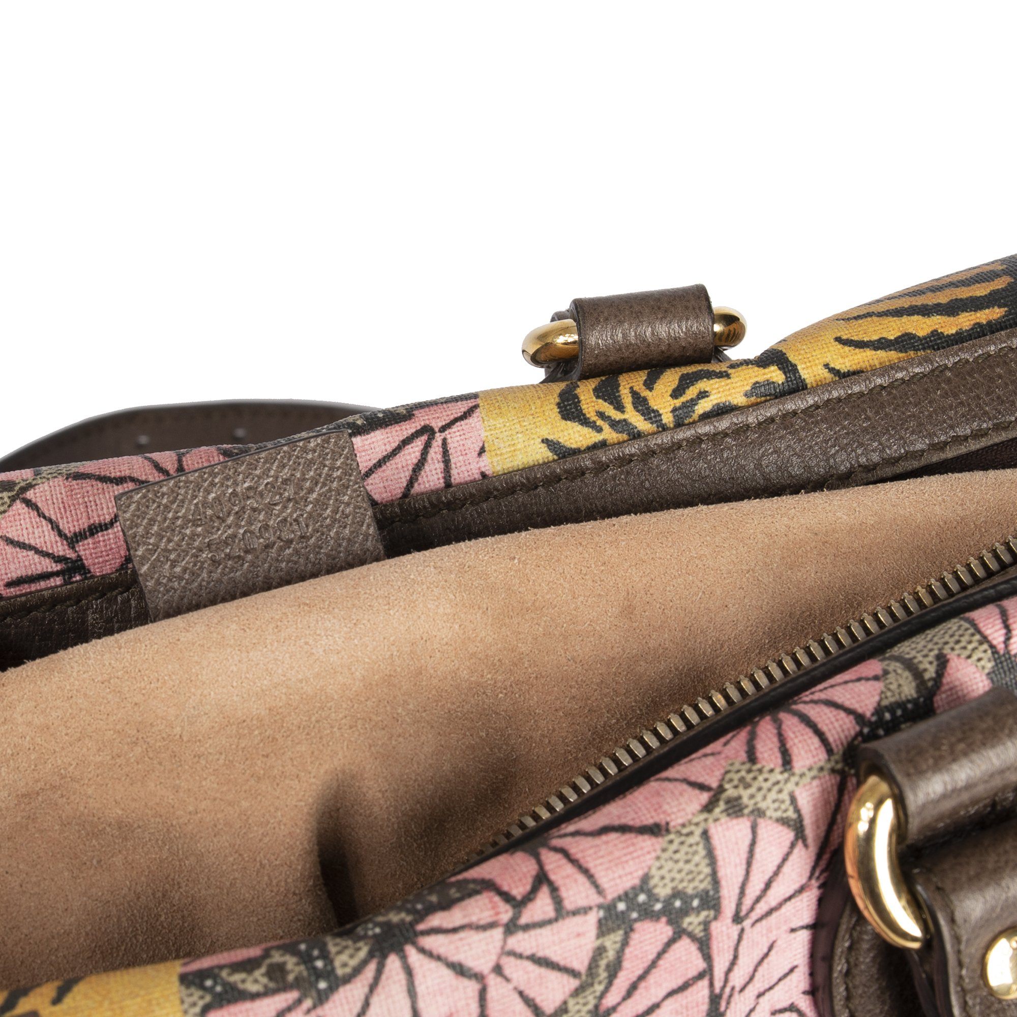 Gucci GG Supreme Bengal Boston Bag