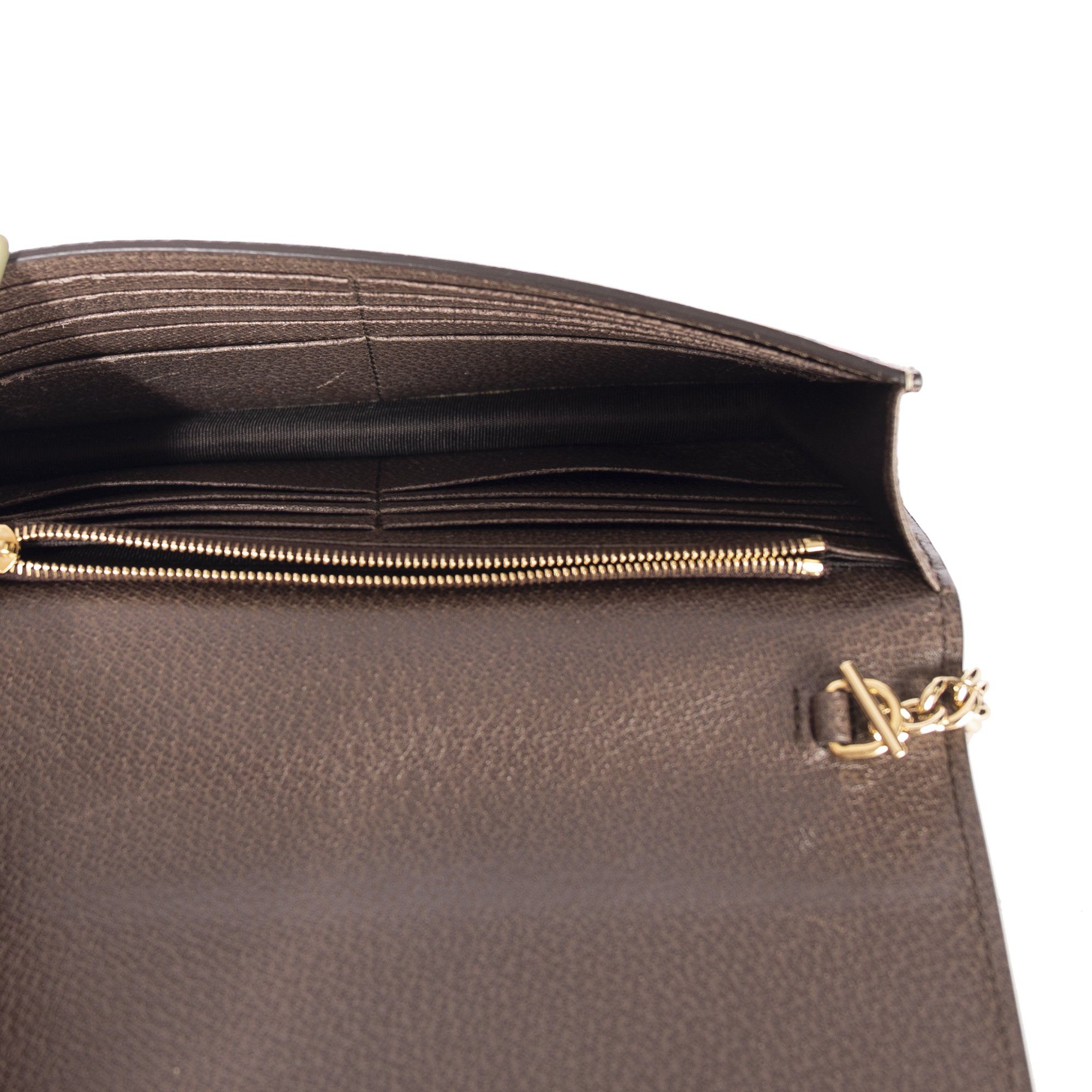 Gucci GG Supreme Bengal Chain Wallet