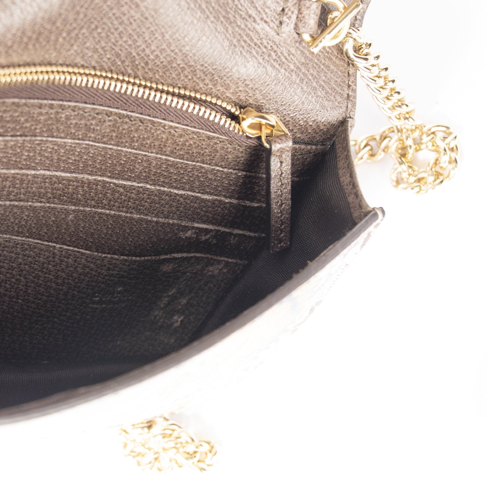 Gucci GG Supreme Bengal Chain Wallet