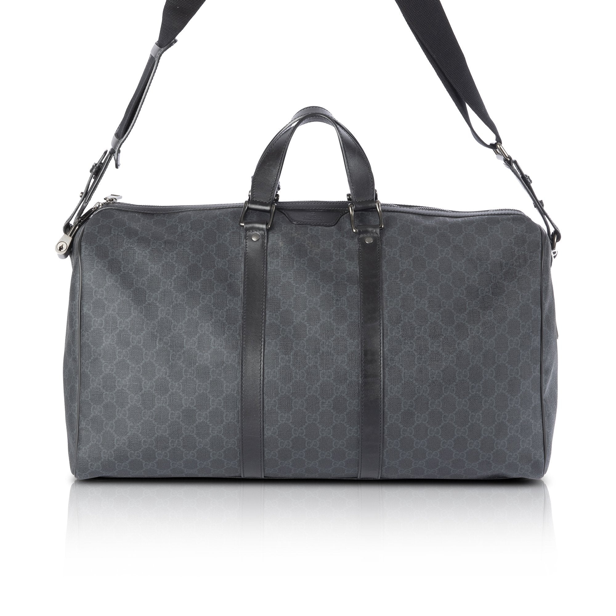 Gucci GG Supreme Canvas Carry-On Duffle Bag