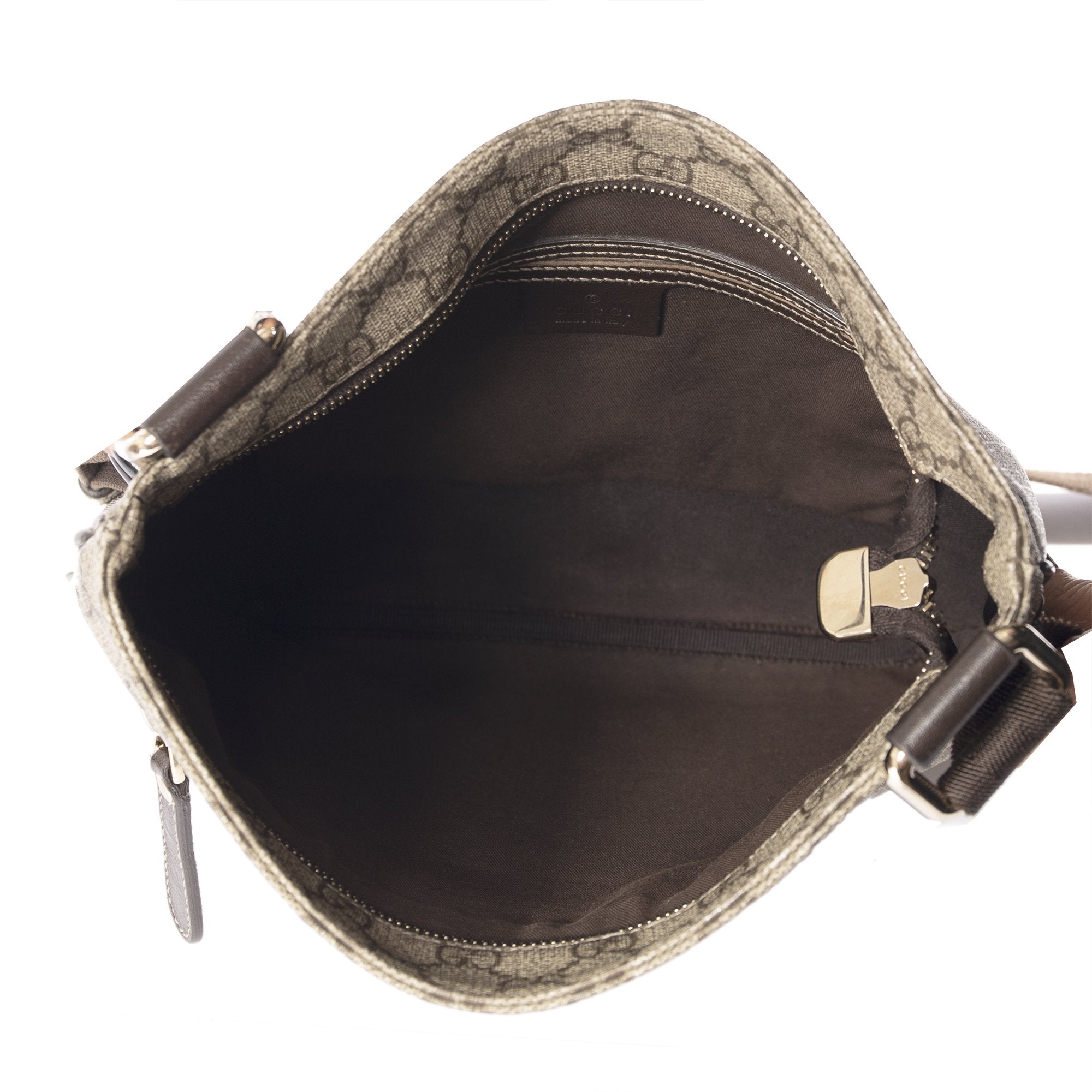 Gucci GG Supreme Flat Messenger Bag