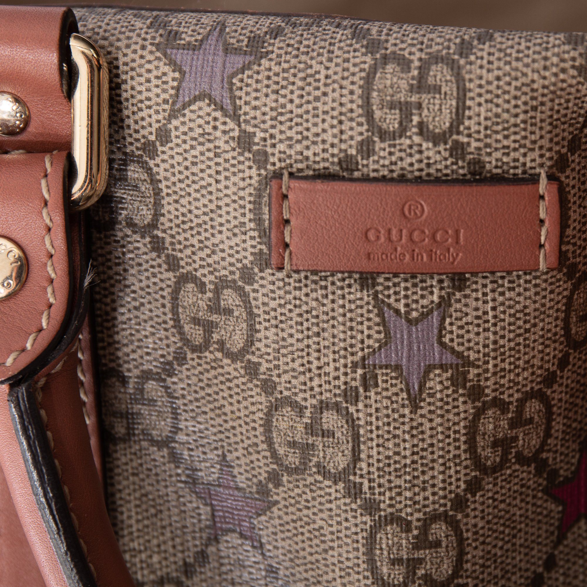 Gucci GG Supreme Stars Joy Boston Bag