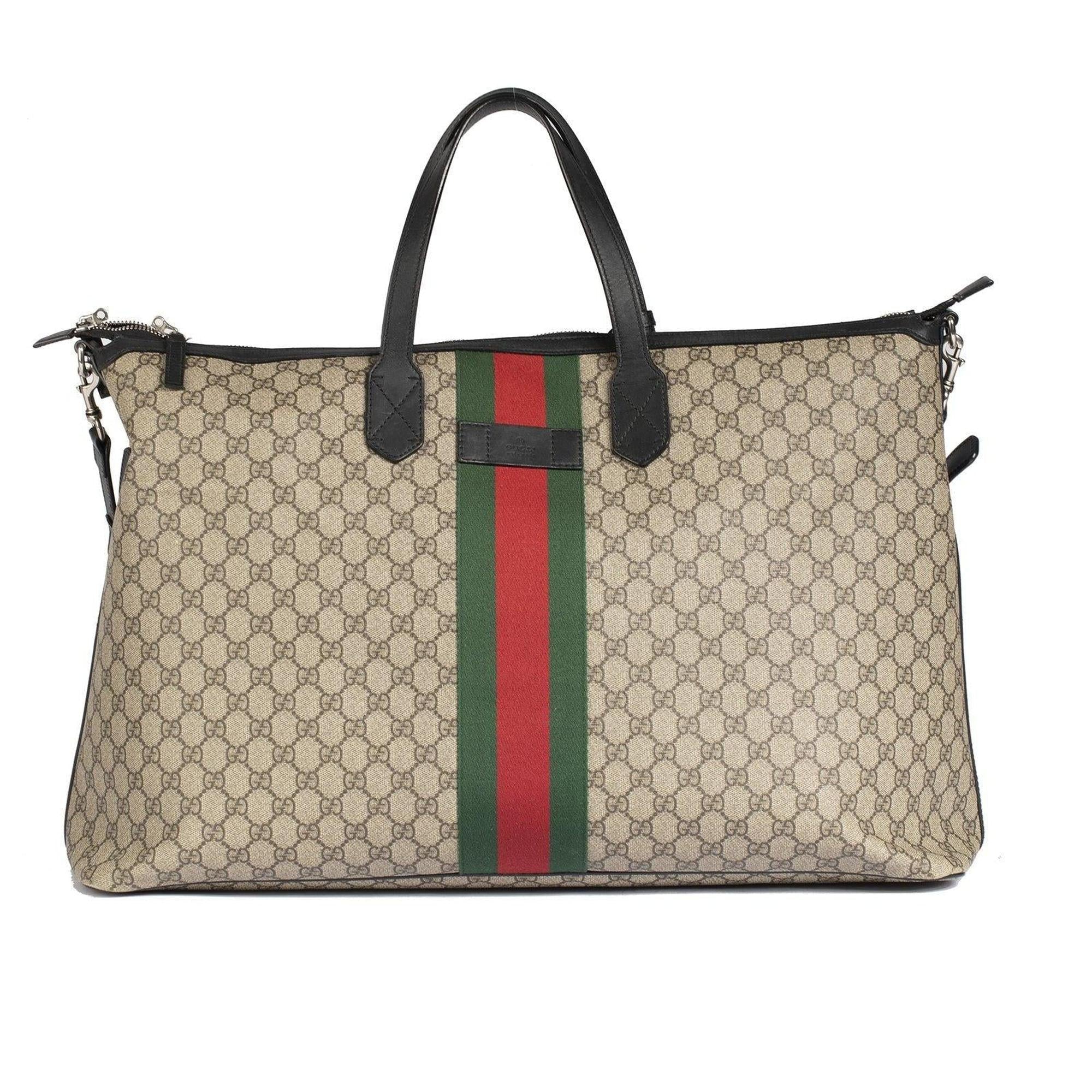 Gucci GG Supreme Web Duffle Bag