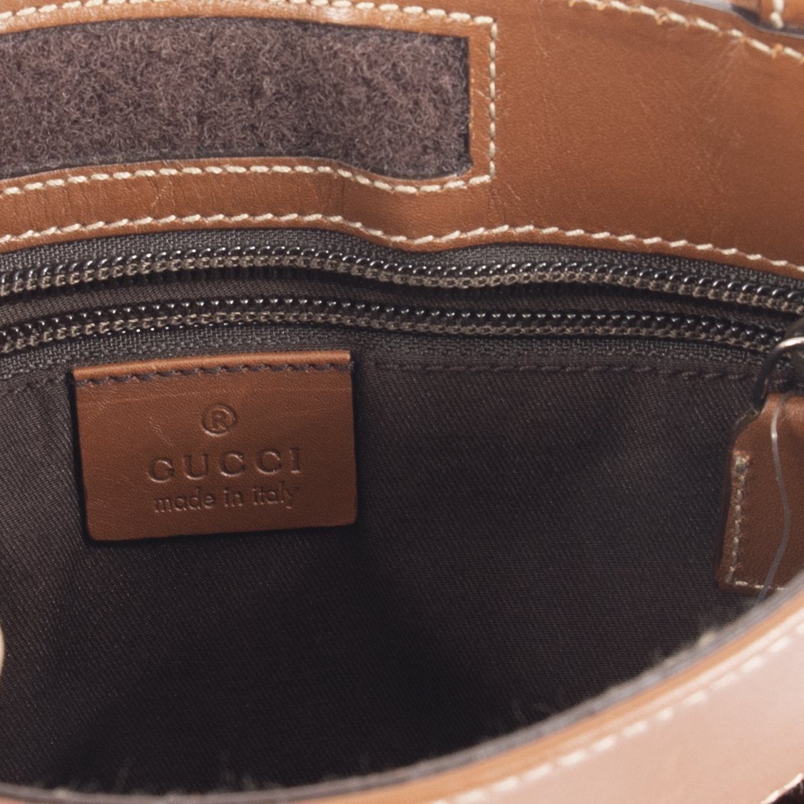 Gucci Guccissima Leather Messenger Bag