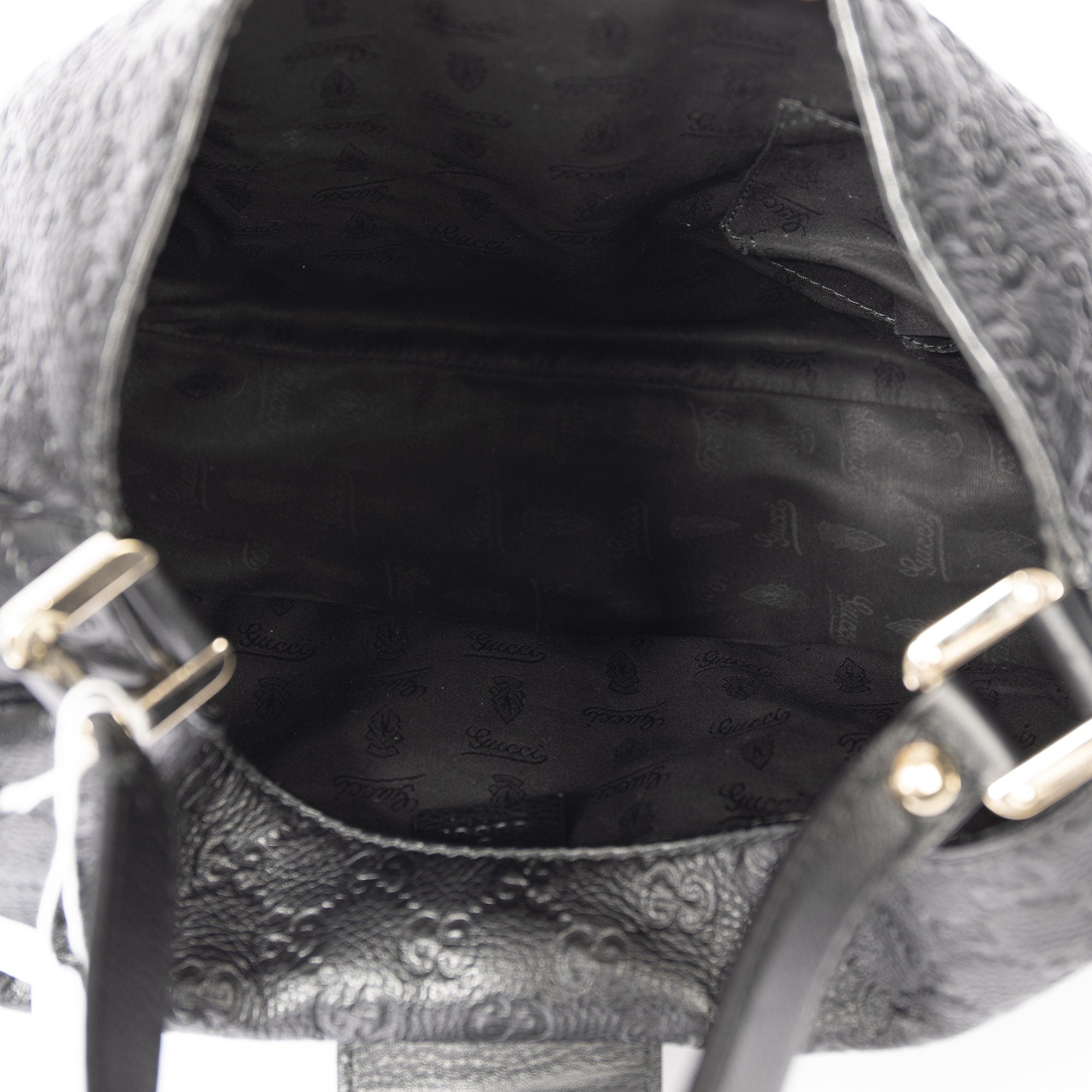 Gucci Guccissima Leather New Ladies Web Hobo