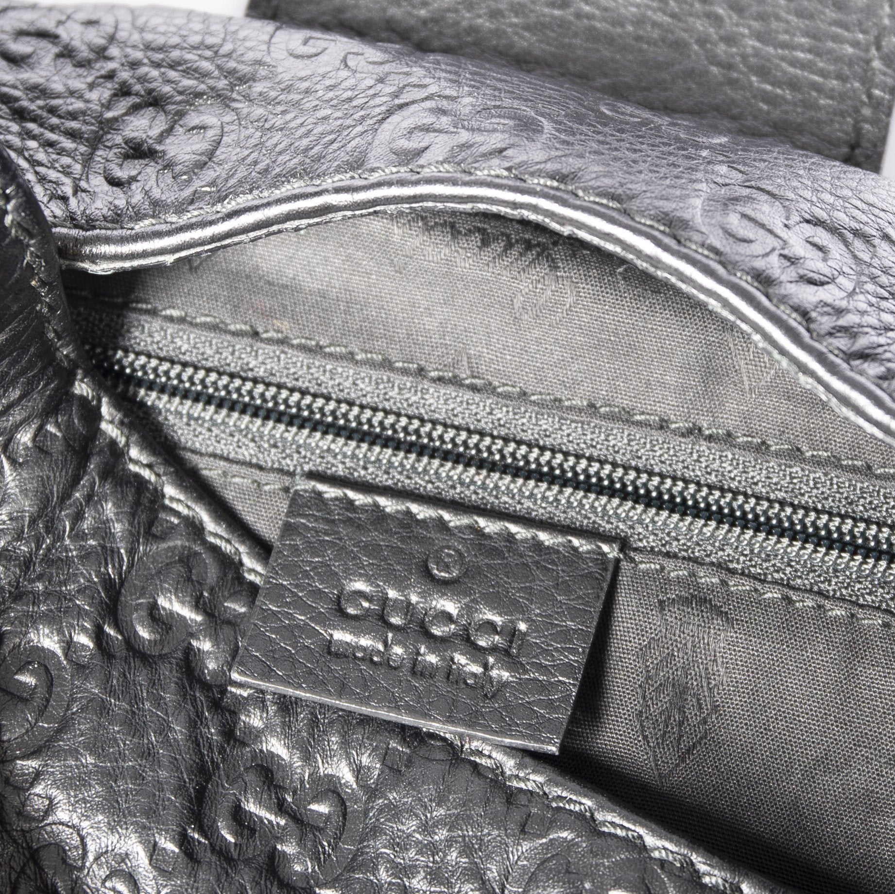 Gucci Guccissima Leather New Ladies Web Hobo