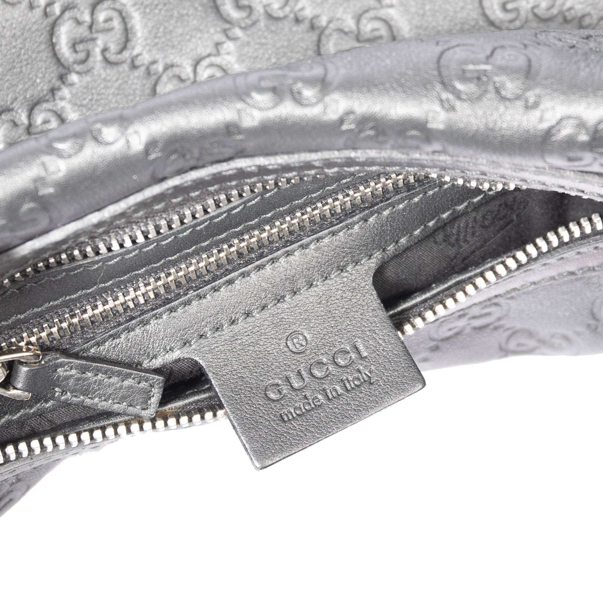 Gucci Guccissima Leather Signature Twins Hobo