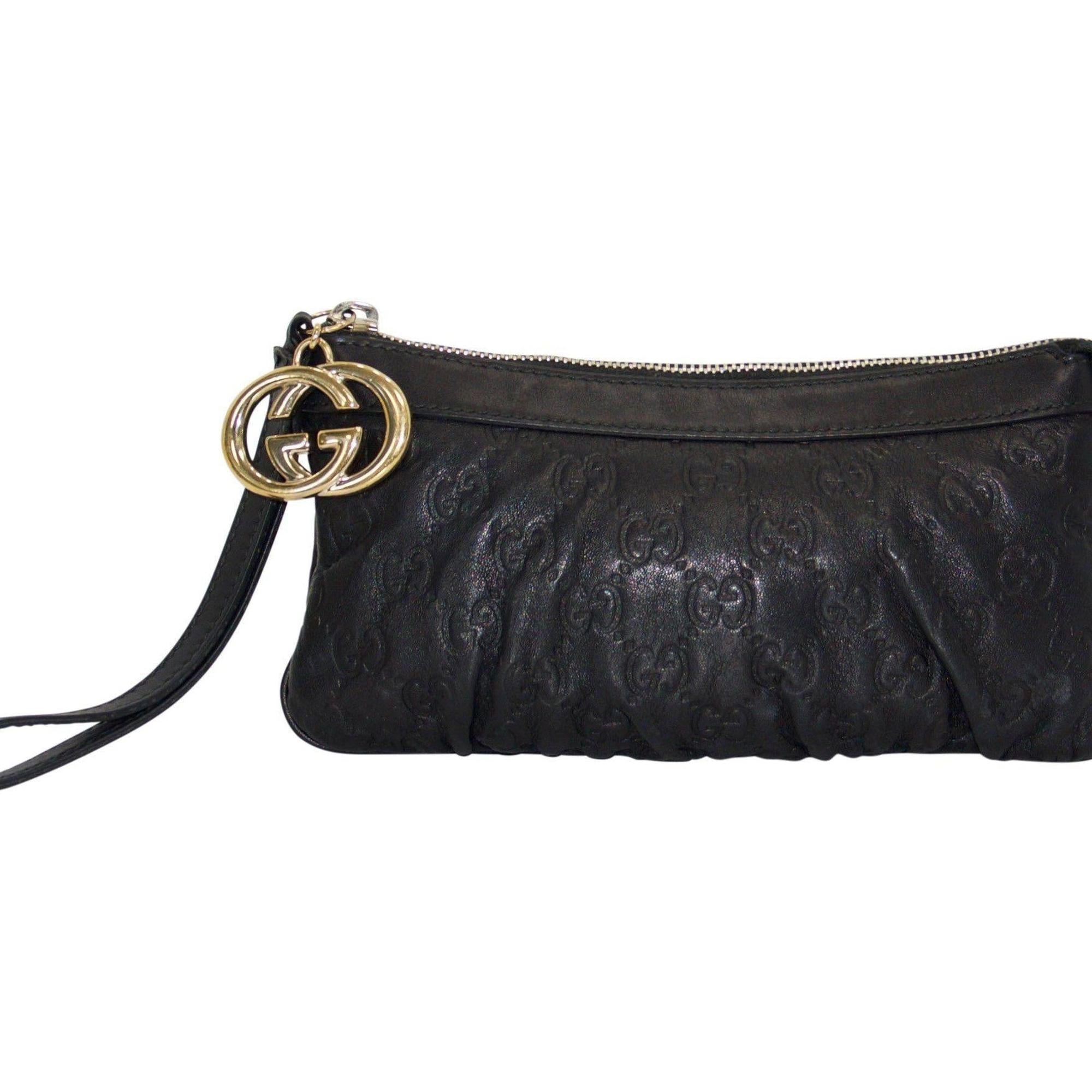 Gucci Guccissima New Britt Wristlet
