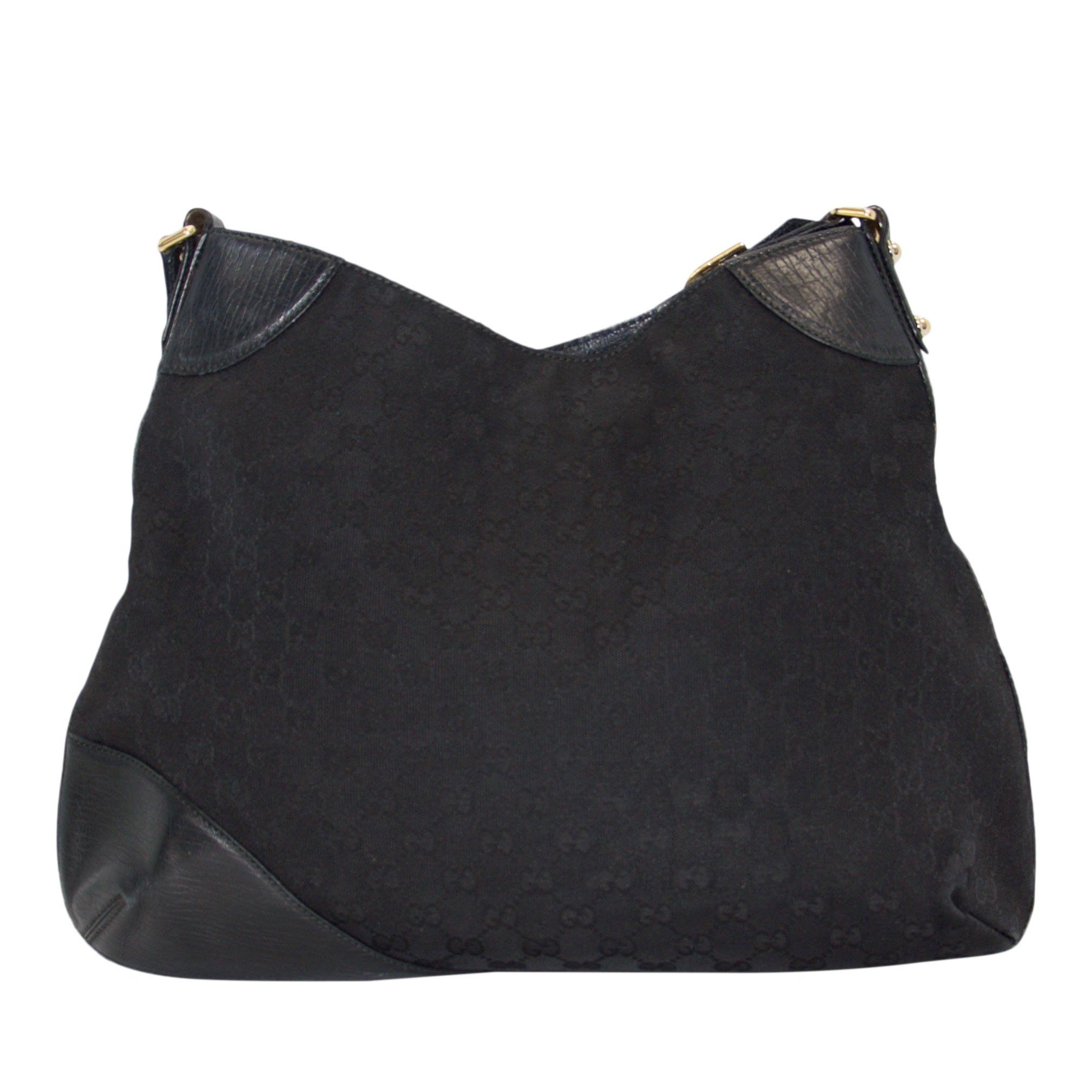 Gucci Large GG Canvas Hasler Hobo