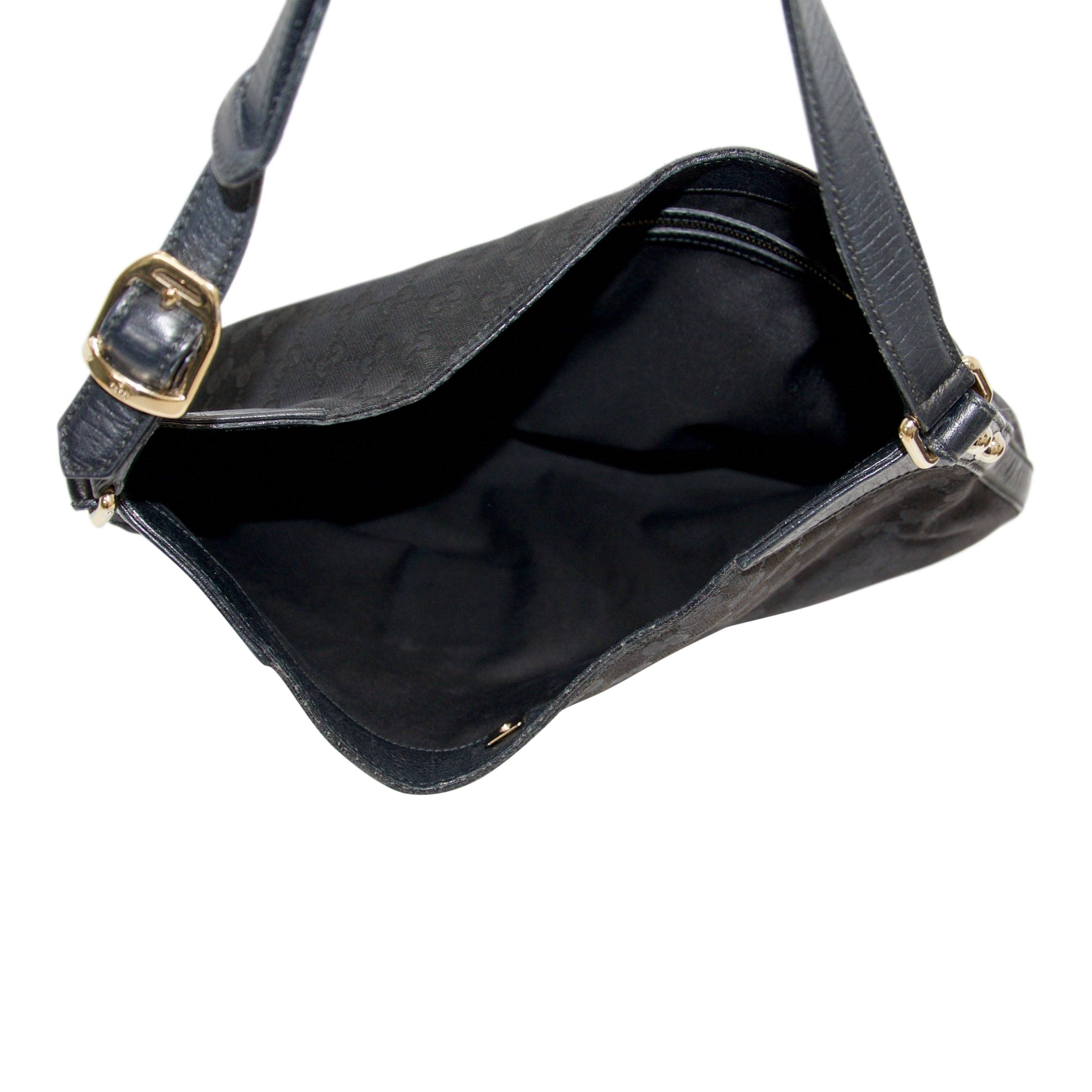 Gucci Large GG Canvas Hasler Hobo