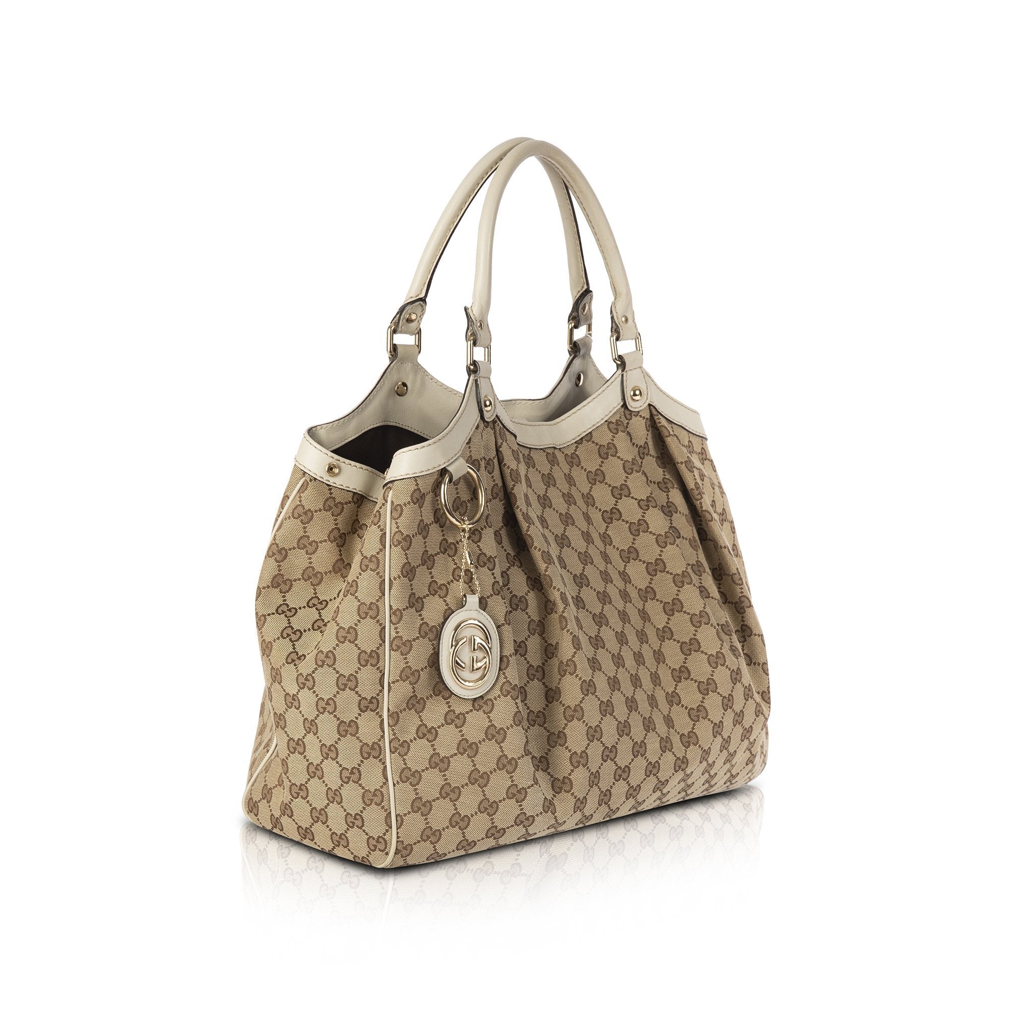 Gucci Large GG Canvas Sukey Tote