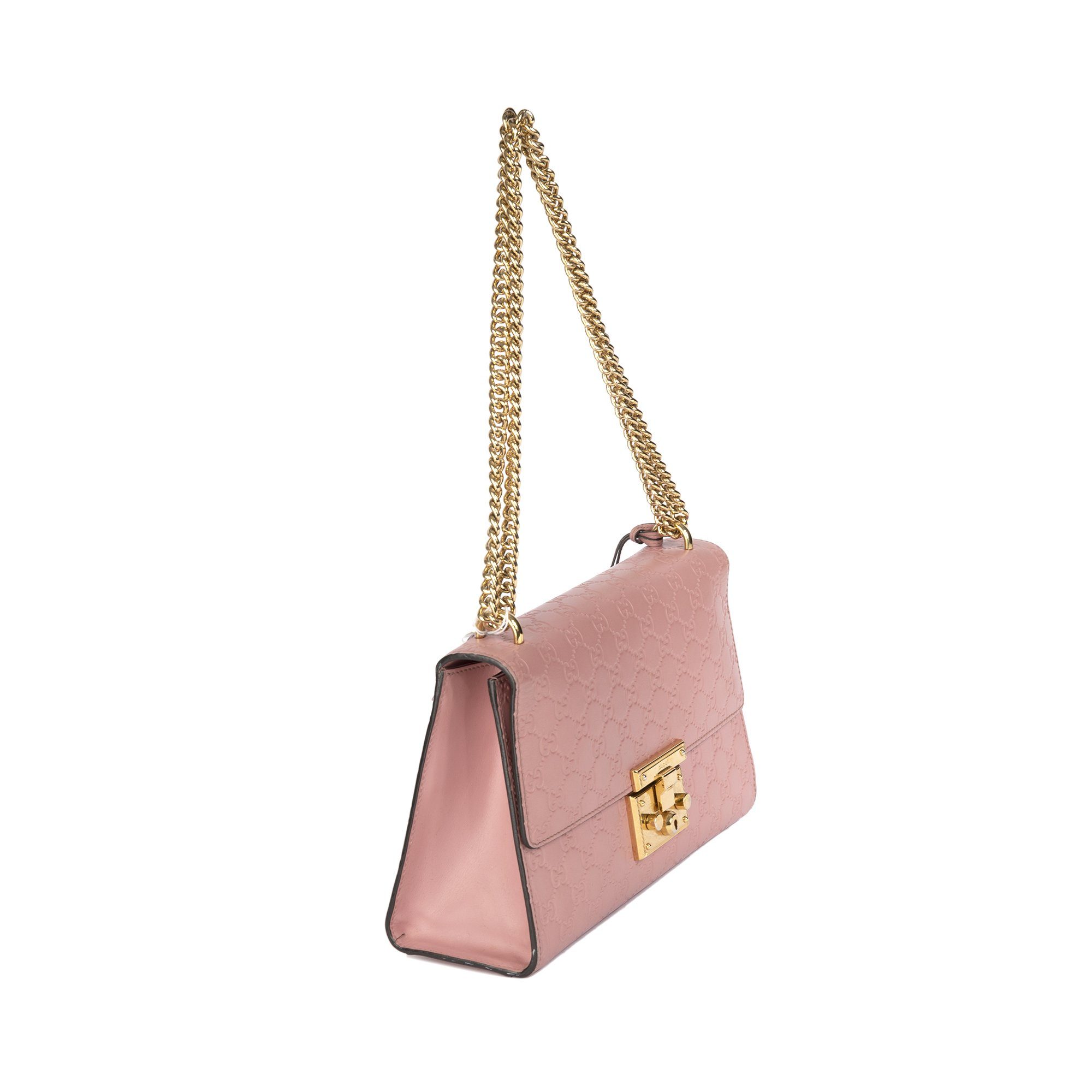 Gucci Medium Signature Padlock Shoulder Bag