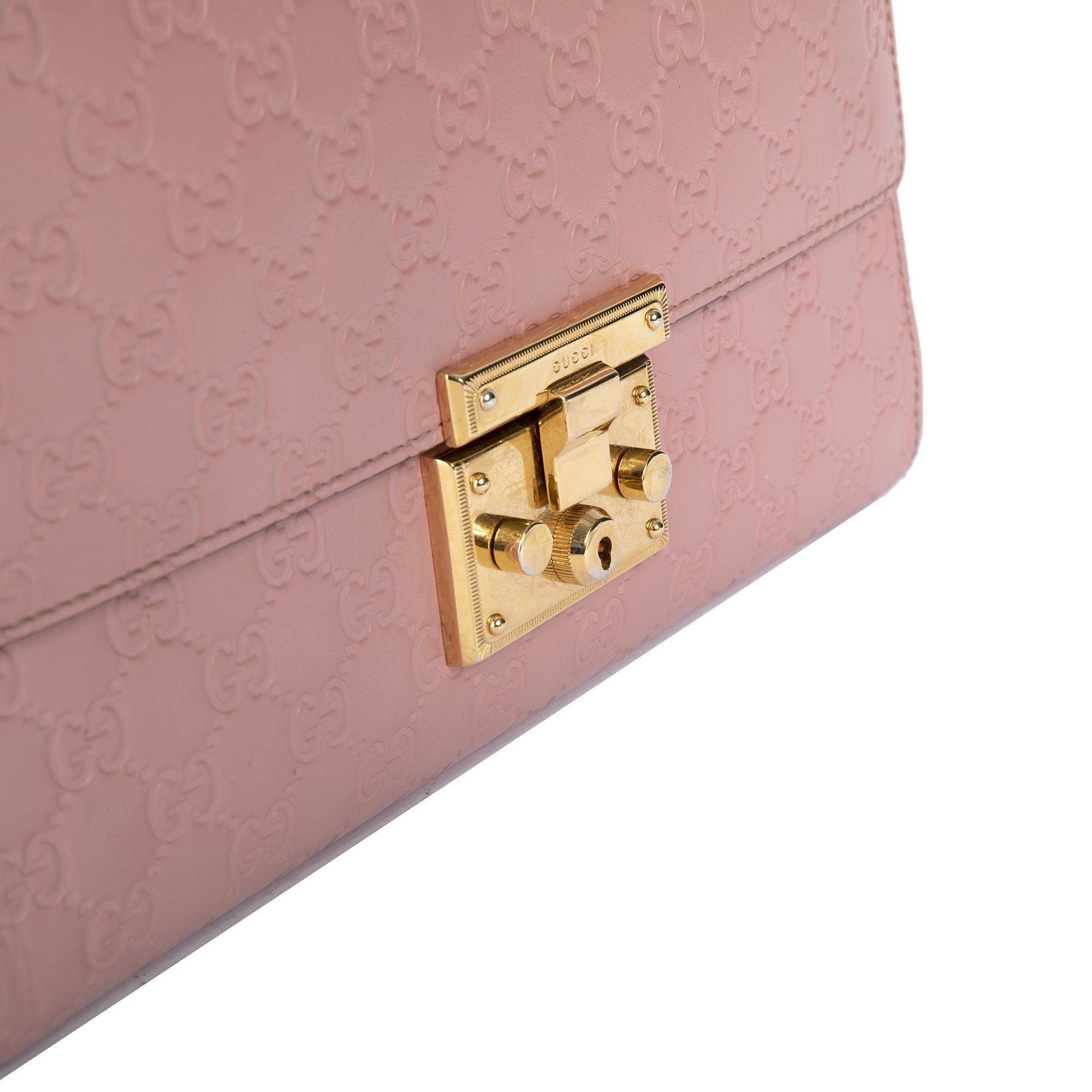 Gucci Medium Signature Padlock Shoulder Bag