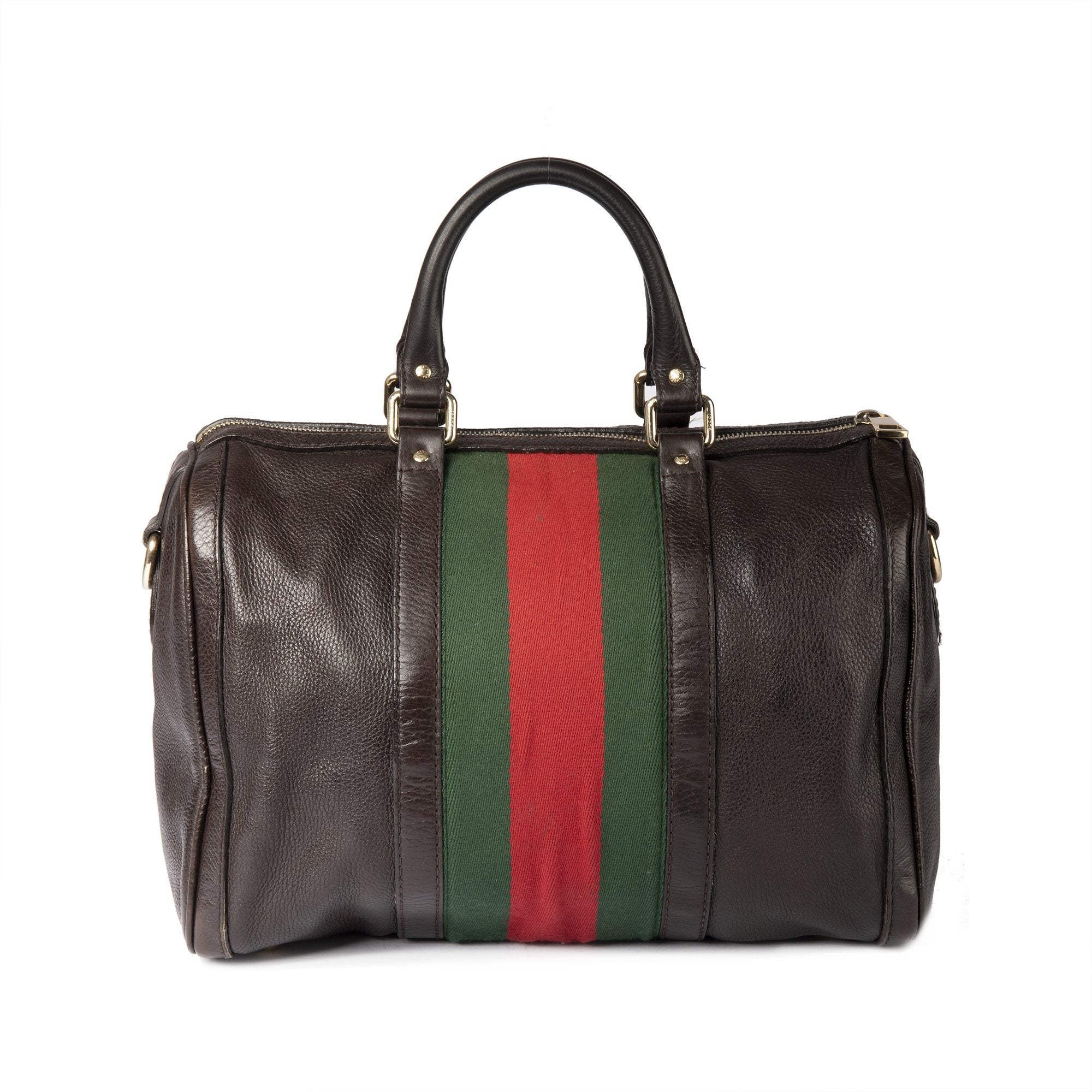 Gucci Medium Web Original Boston Bag