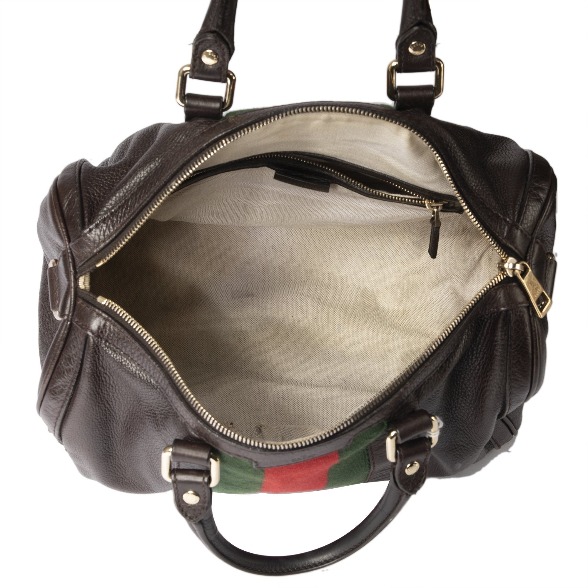 Gucci Medium Web Original Boston Bag