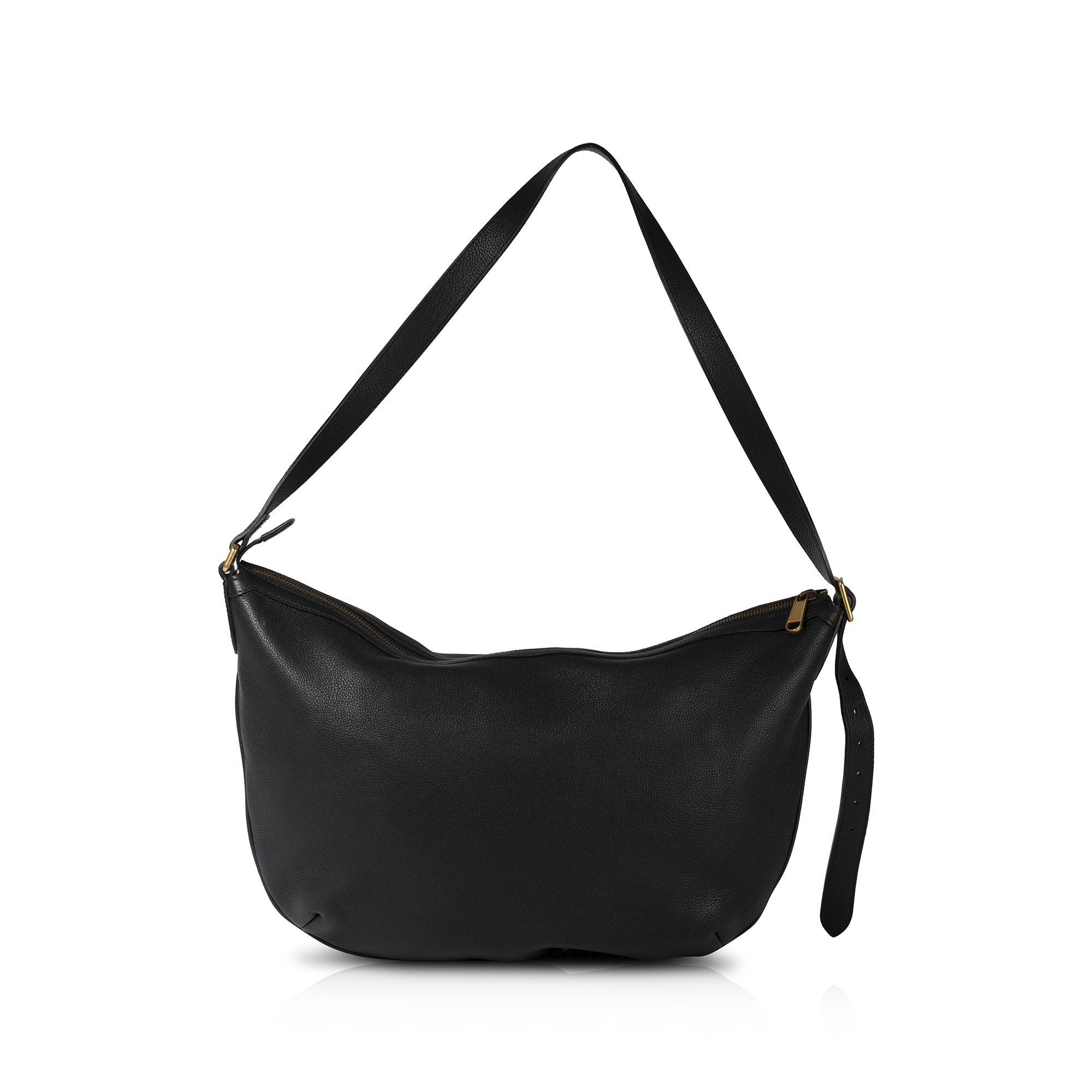 Gucci Print Large Half-Moon Hobo