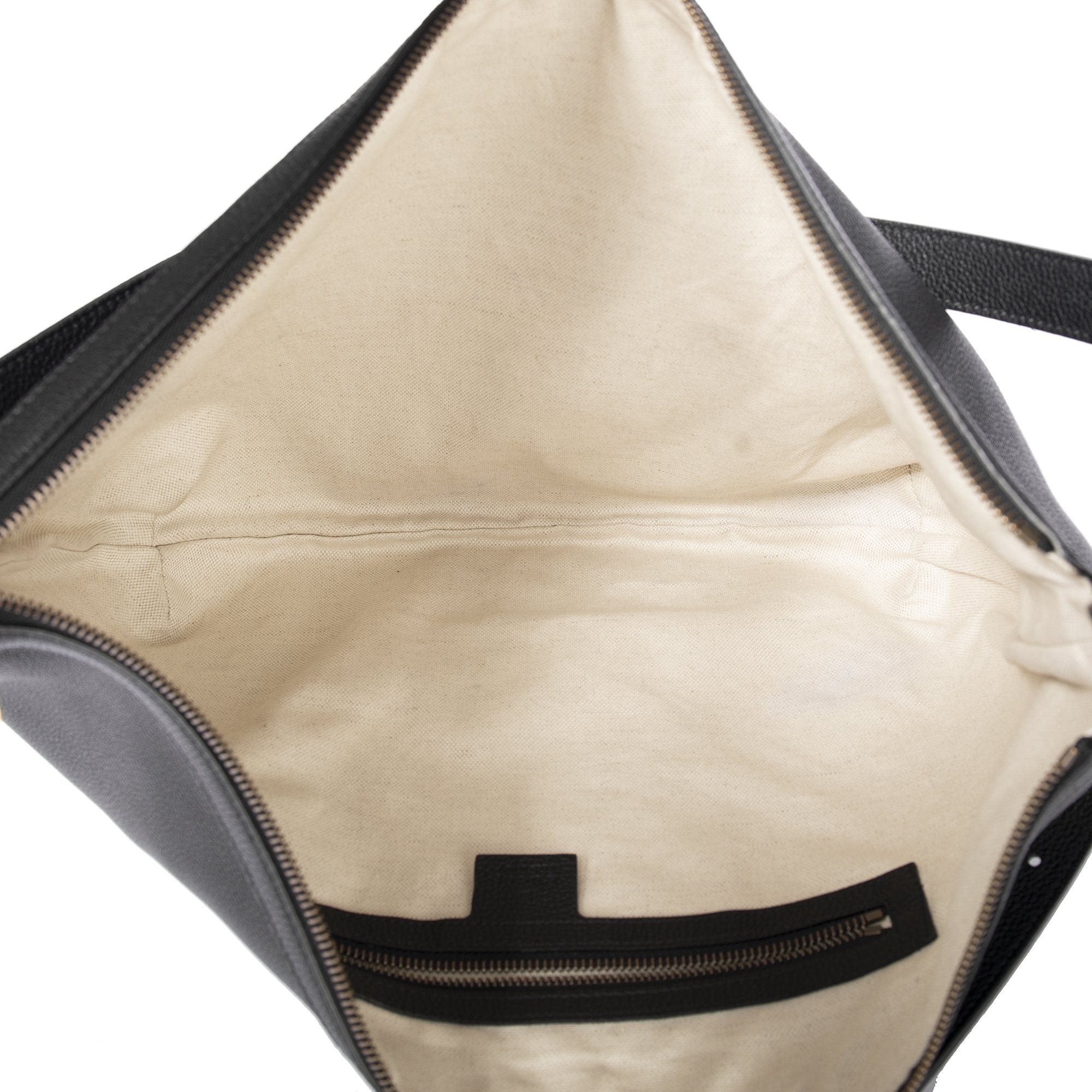 Gucci Print Large Half-Moon Hobo