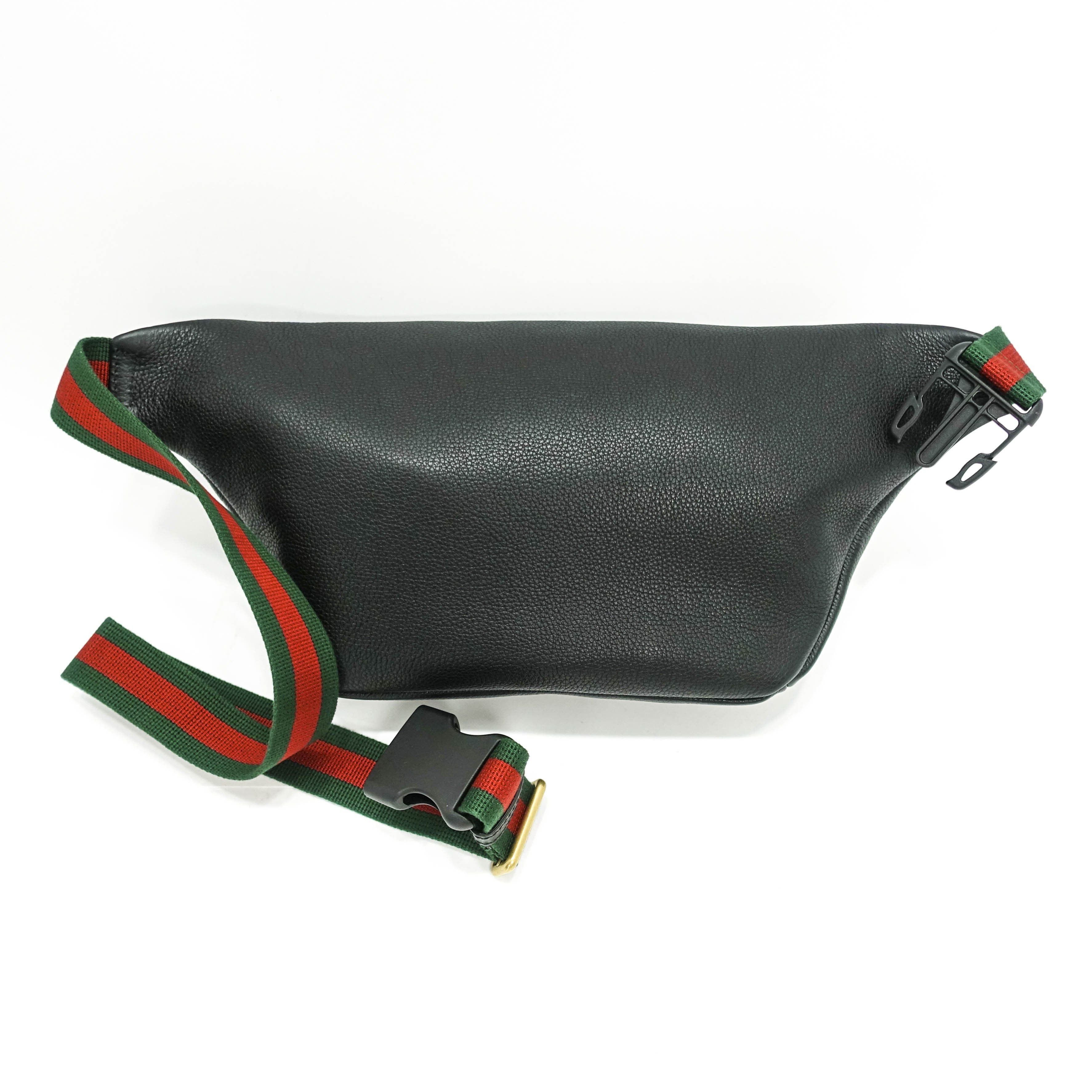 Gucci Print Leather Belt Bag