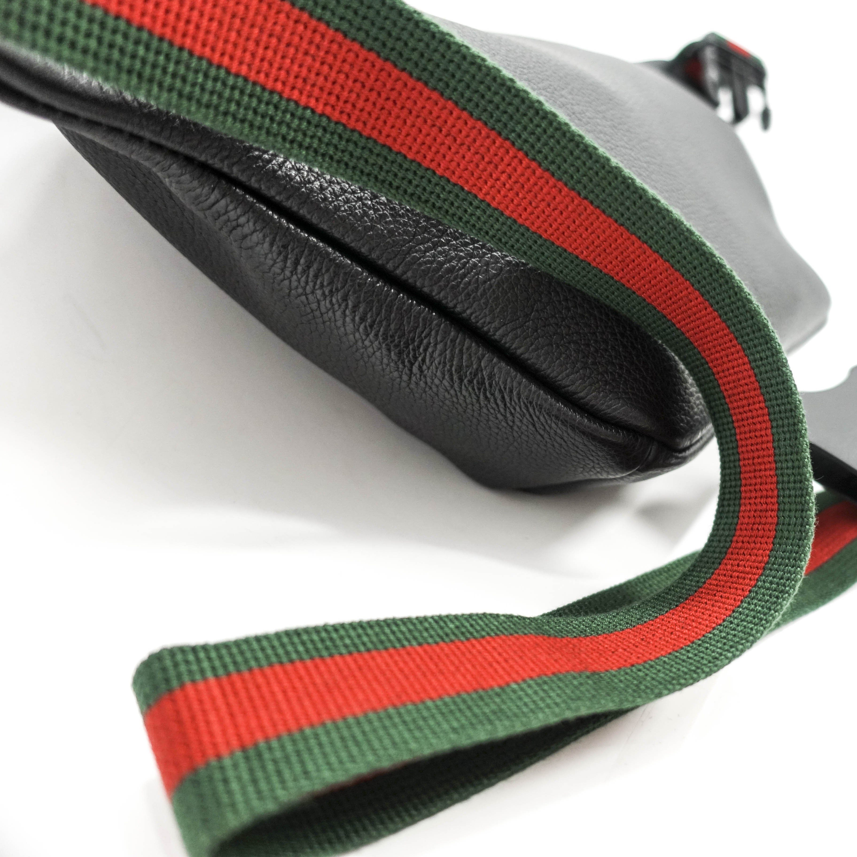 Gucci Print Leather Belt Bag