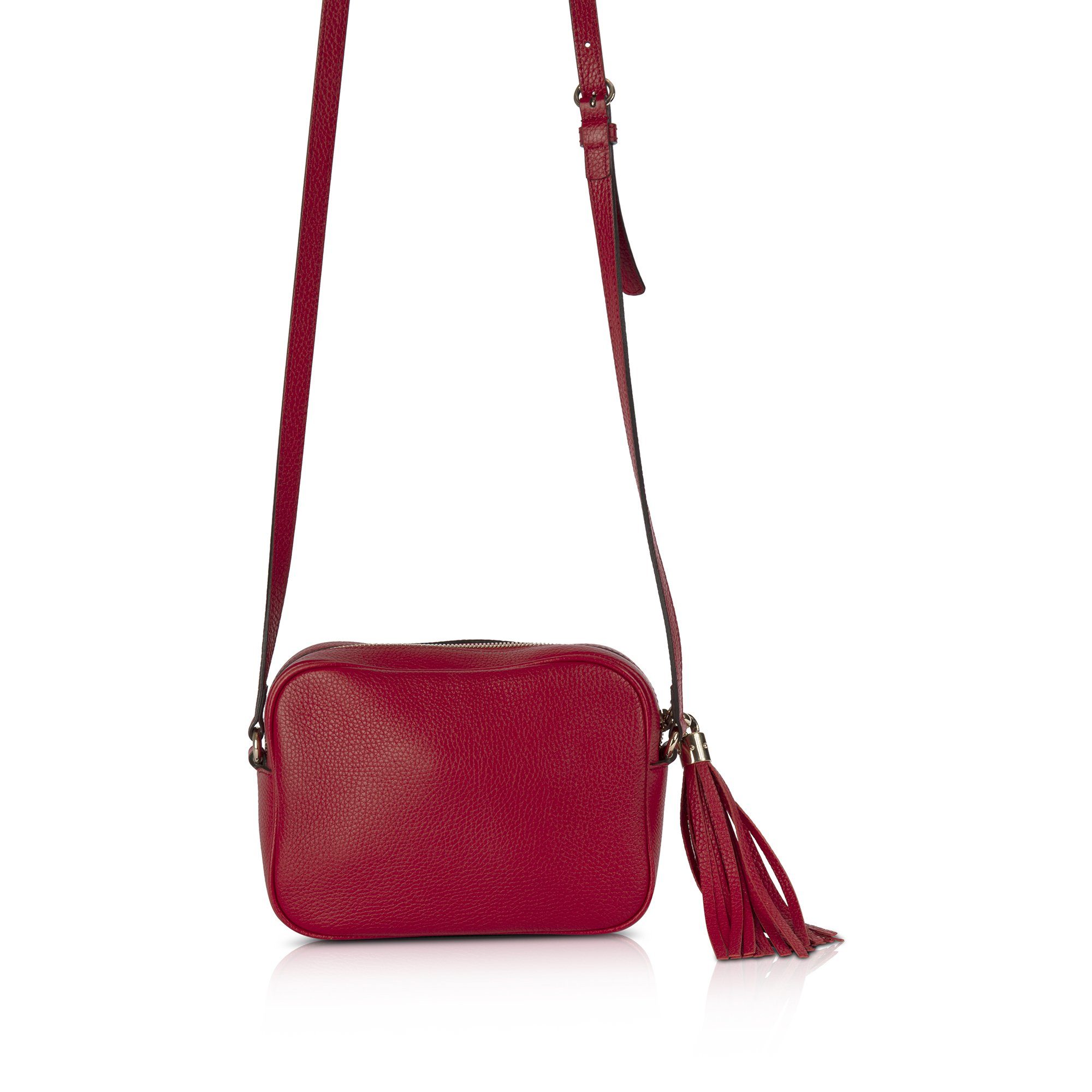 Gucci Red Soho Disco Crossbody Bag w/ Box & Receipt