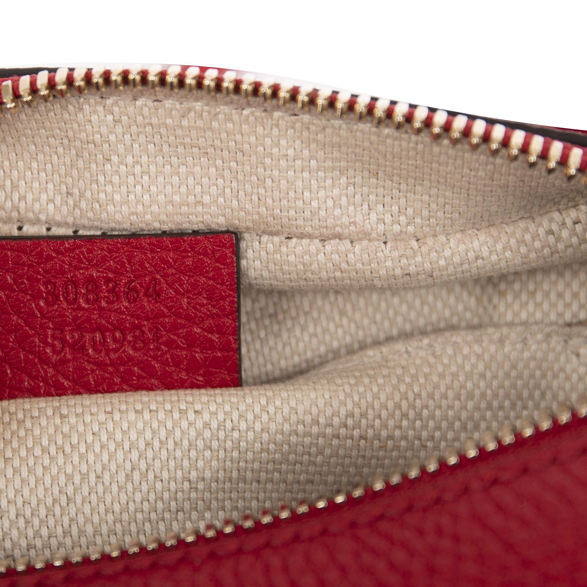 Gucci Red Soho Disco Crossbody Bag w/ Box & Receipt