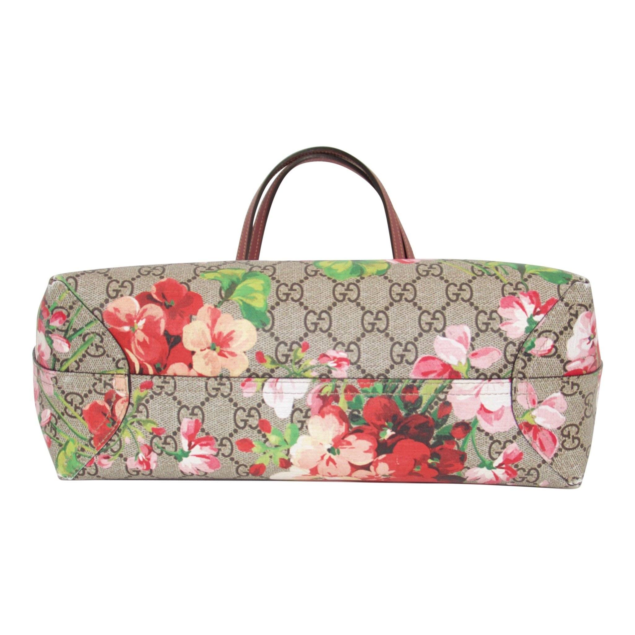 Gucci Reversible GG Supreme Blooms Tote